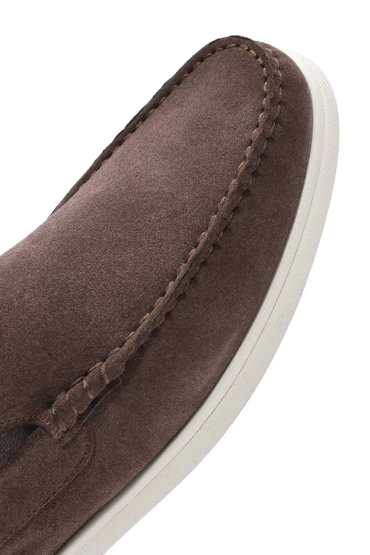 Derimod Fly Erkek Vizon Süet Deri Loafer - Image 10