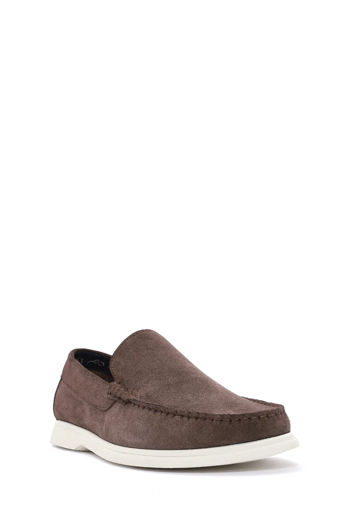 Derimod Fly Erkek Vizon Süet Deri Loafer - Image 6