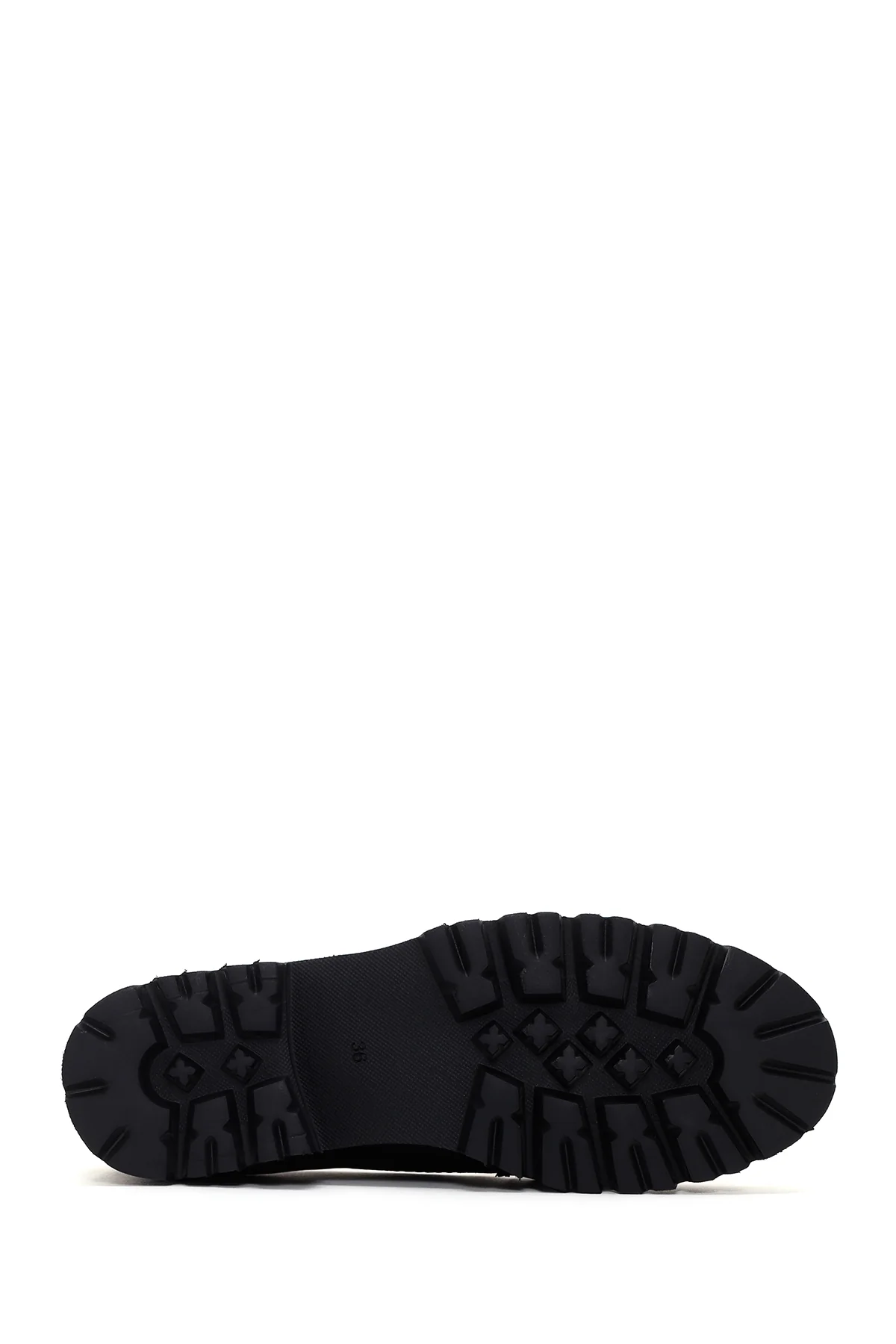 Derimod Gritti Kadın Siyah Deri Klasik Loafer - Image 4