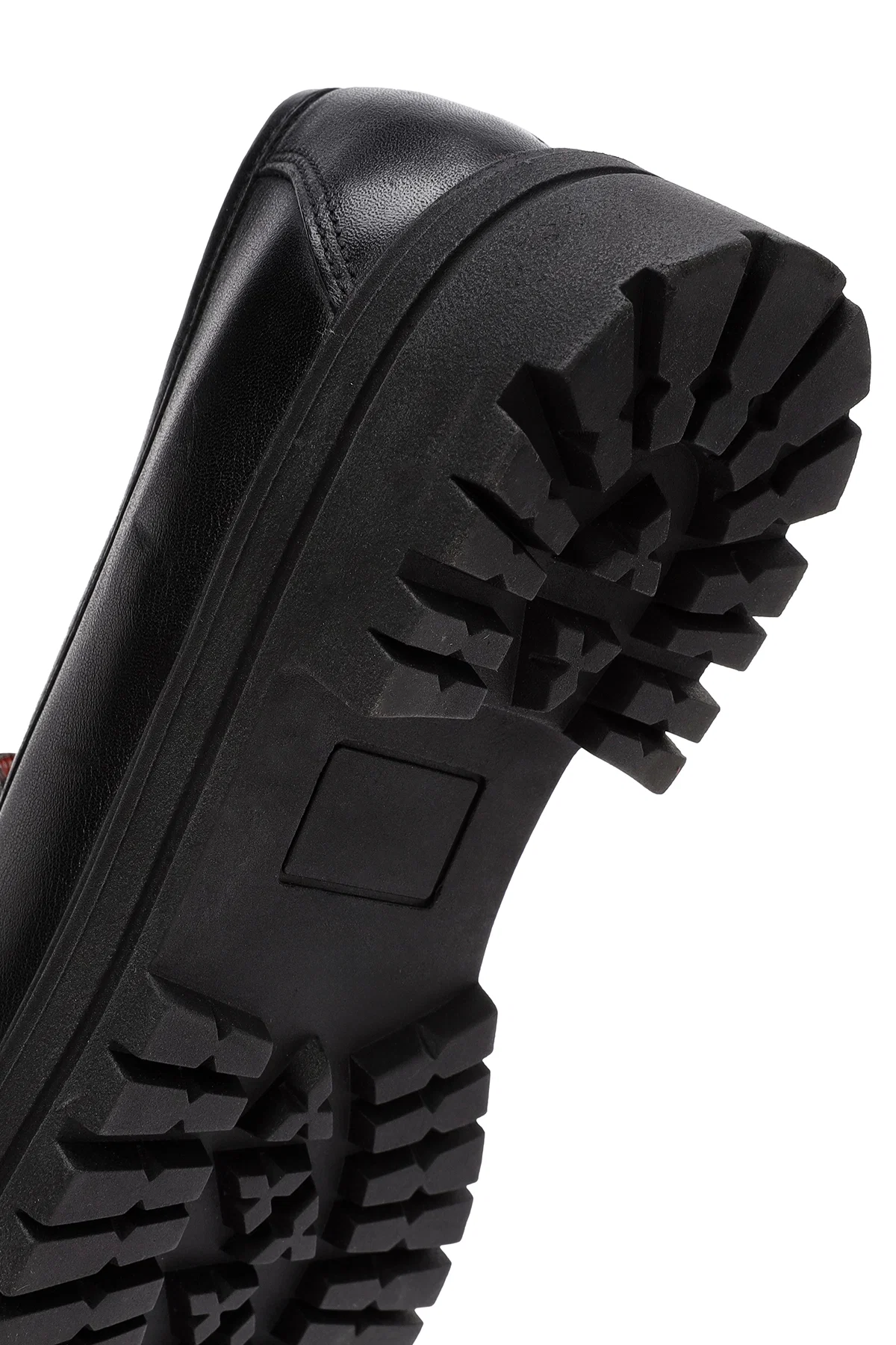 Derimod Gritti Kadın Siyah Deri Maskülen Loafer - Image 8