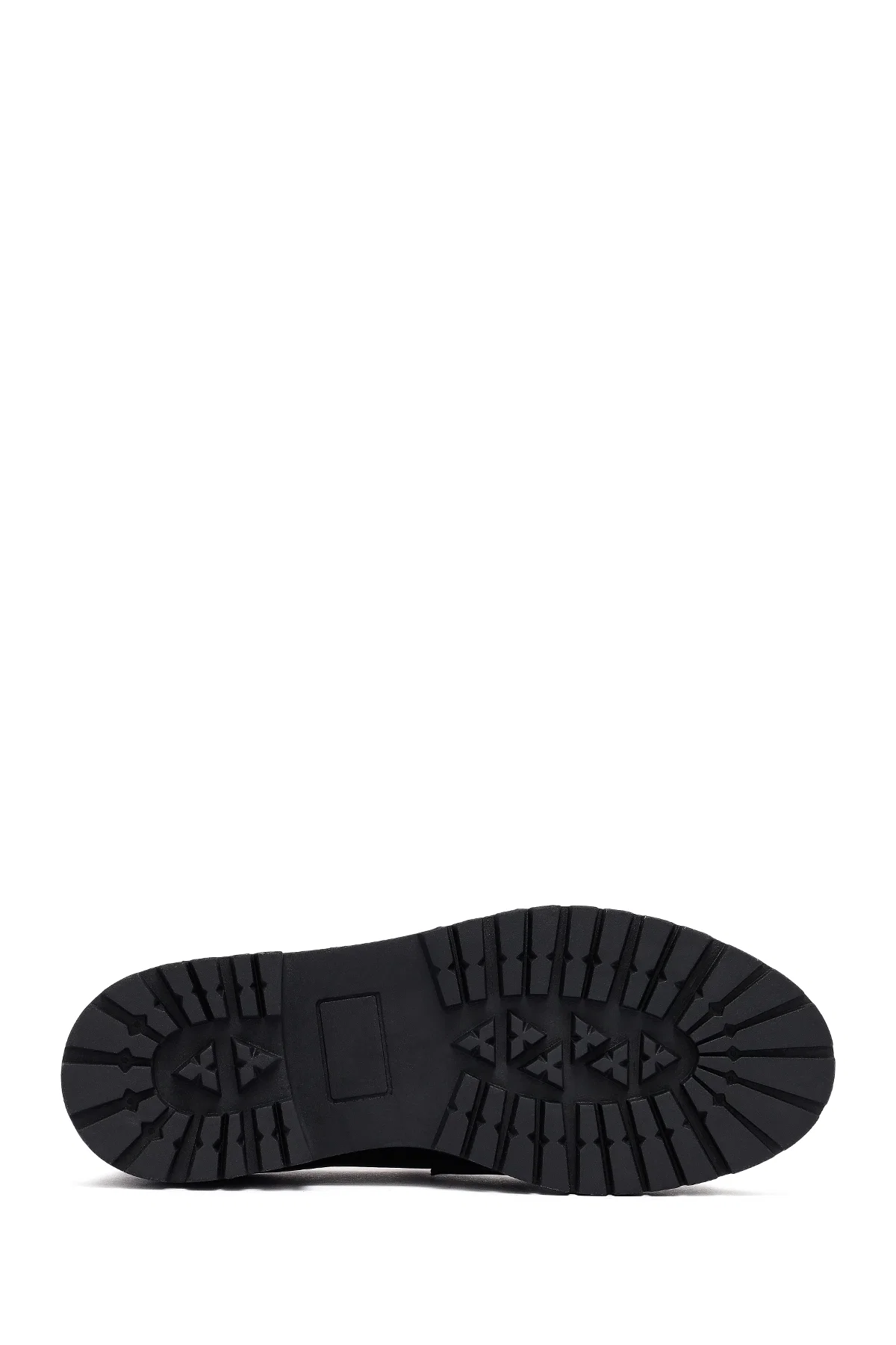 Derimod Gritti Kadın Siyah Deri Maskülen Loafer - Image 4