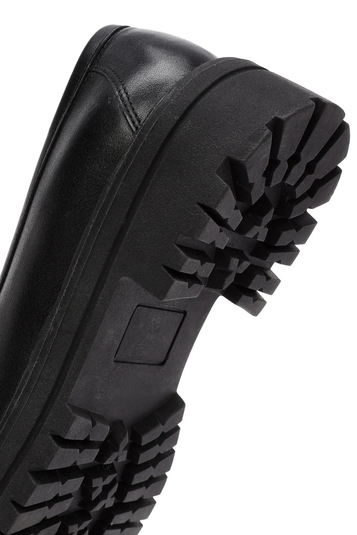 Derimod Gritti Kadın Siyah Toka Detaylı Deri Maskülen Loafer - Image 8