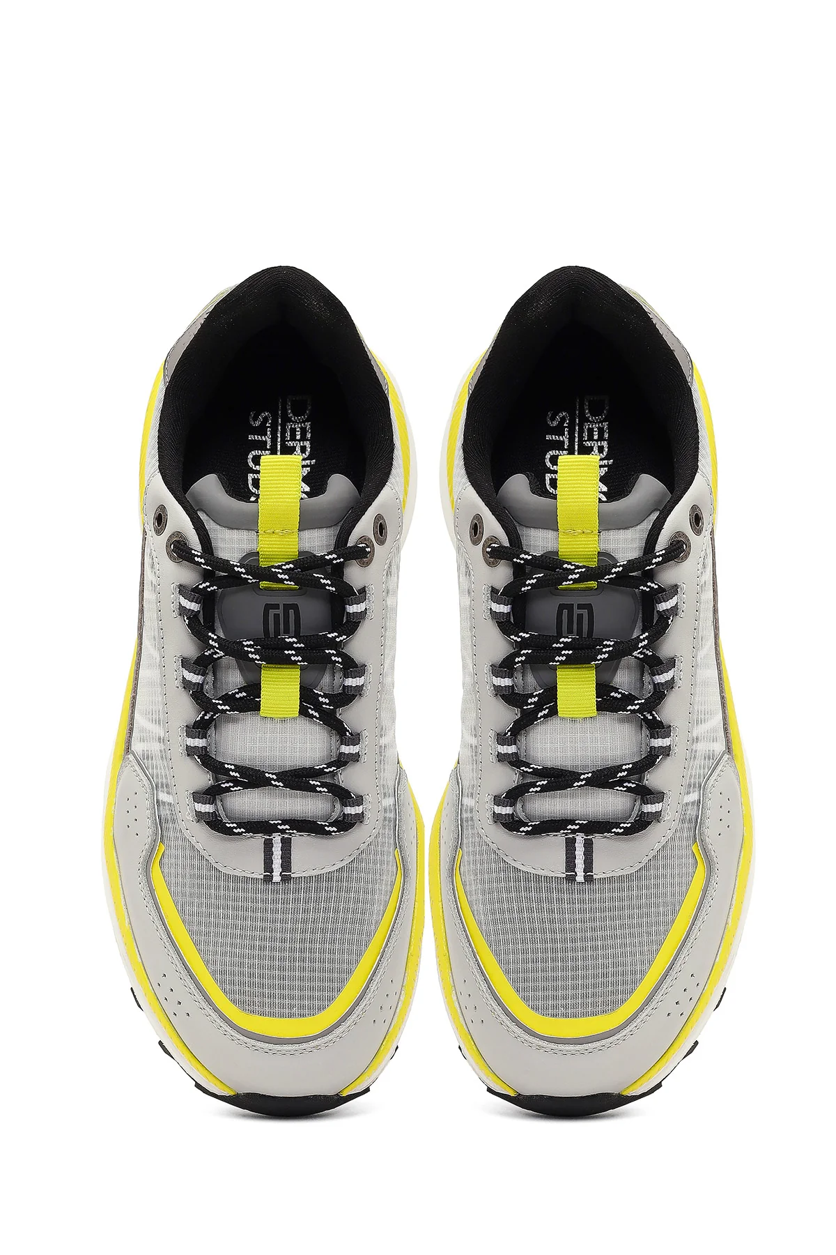 Derimod Studio Erkek Gri Bağcıklı Kalın Tabanlı Sneaker - Image 7