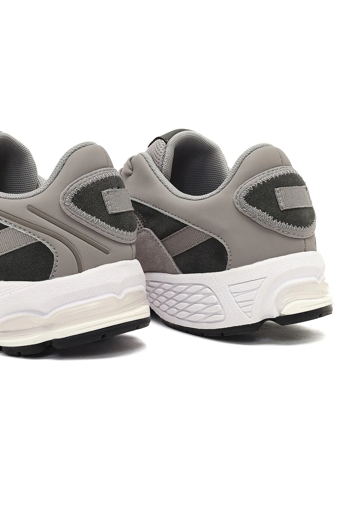 Derimod Studio Erkek Gri Bağcıklı Kalın Tabanlı Sneaker - Image 10