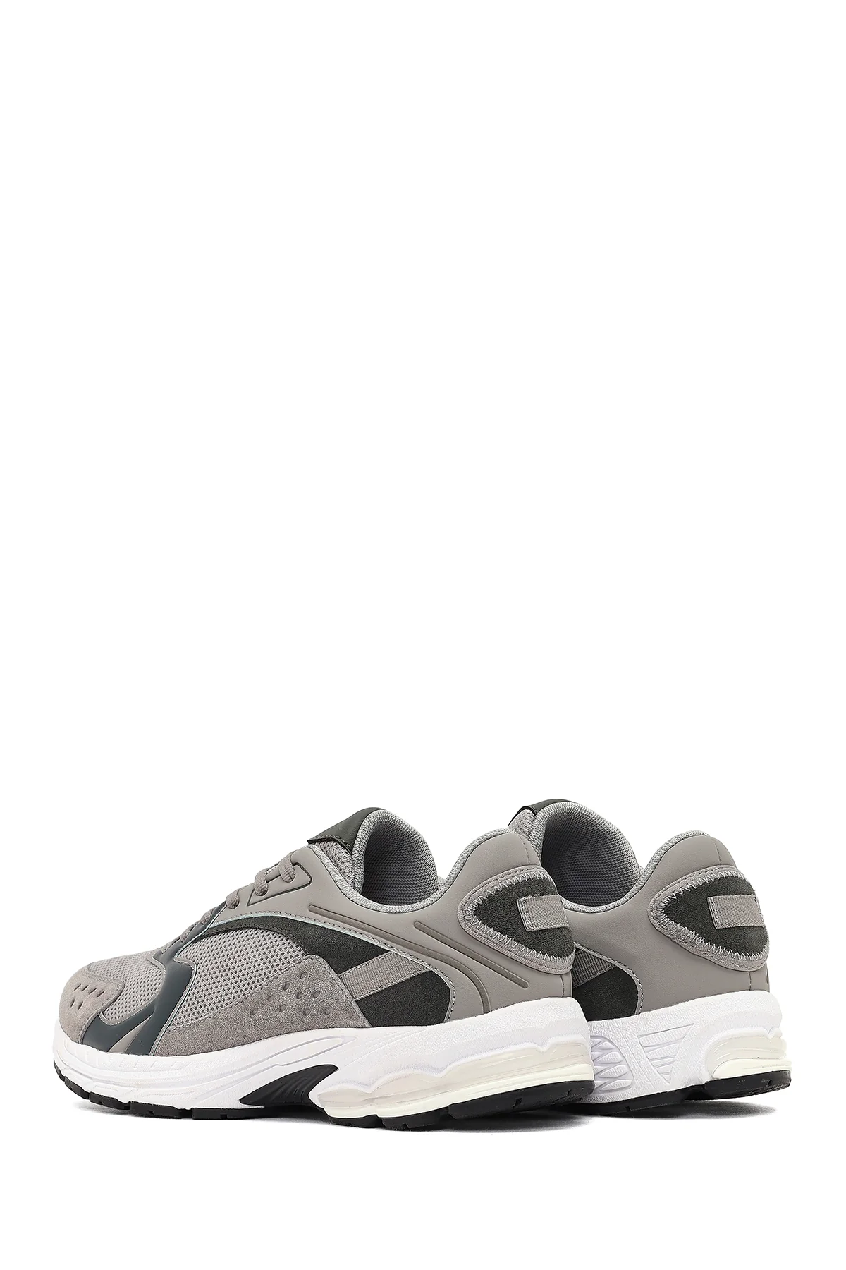 Derimod Studio Erkek Gri Bağcıklı Kalın Tabanlı Sneaker - Image 5