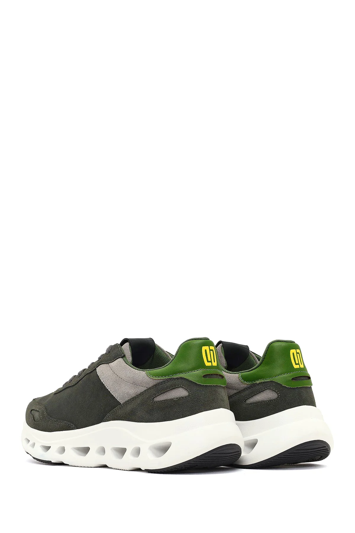 Derimod Studio Erkek Koyu Yeşil Bağcıklı Kalın Tabanlı Sneaker - Image 5
