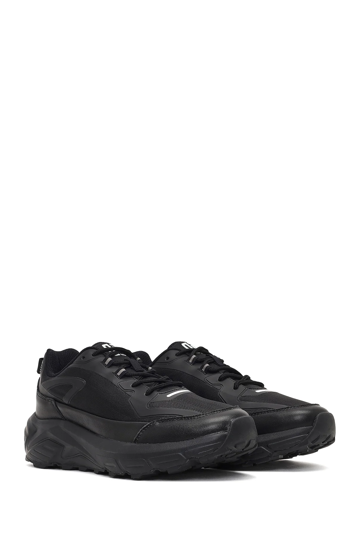 Derimod Studio Erkek Siyah Bağcıklı Kalın Tabanlı Sneaker - Image 3