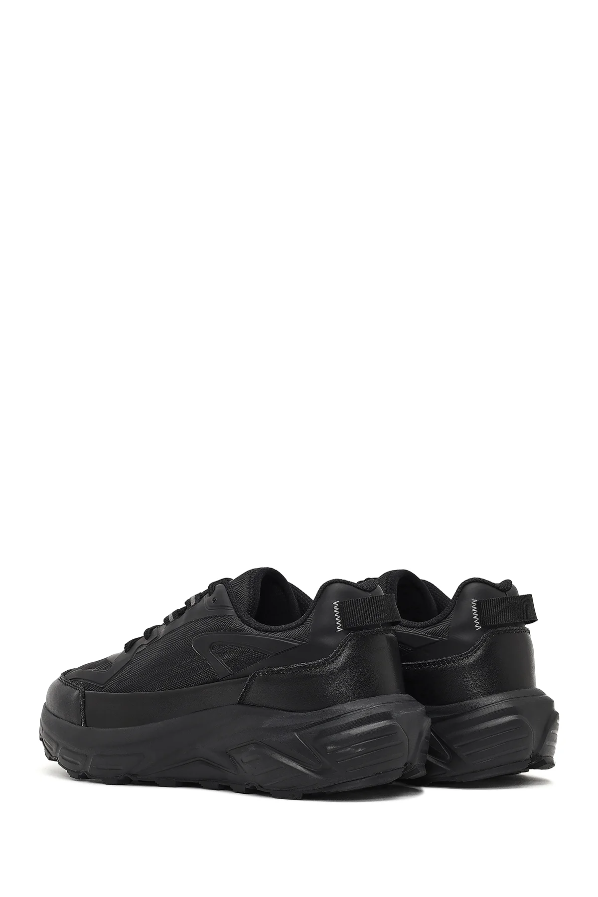 Derimod Studio Erkek Siyah Bağcıklı Kalın Tabanlı Sneaker - Image 5