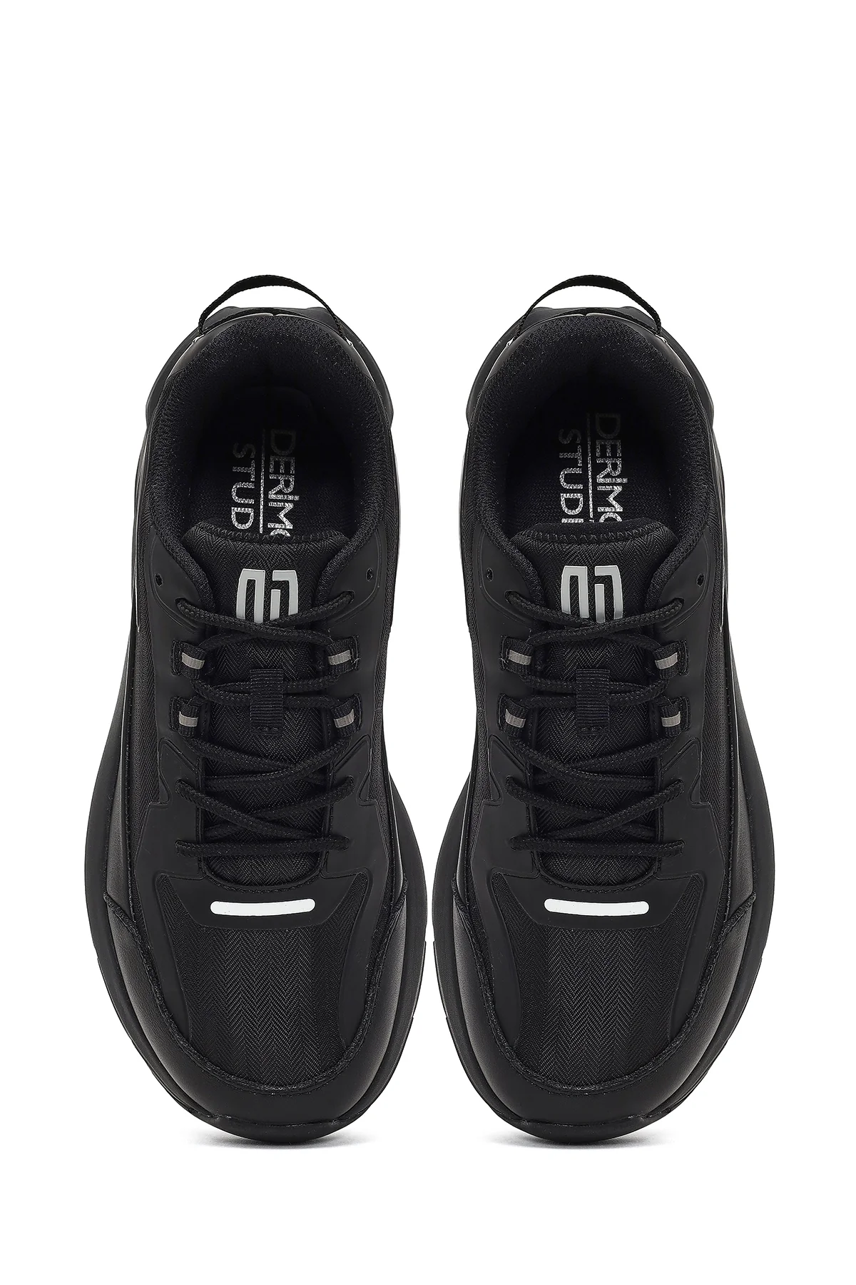 Derimod Studio Erkek Siyah Bağcıklı Kalın Tabanlı Sneaker - Image 7