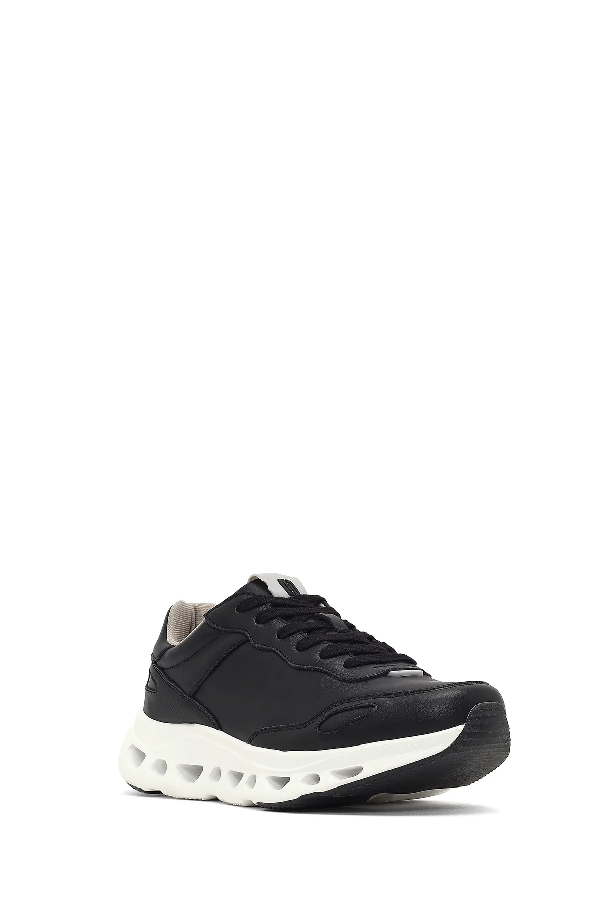 Derimod Studio Erkek Siyah Bağcıklı Kalın Tabanlı Sneaker - Image 6