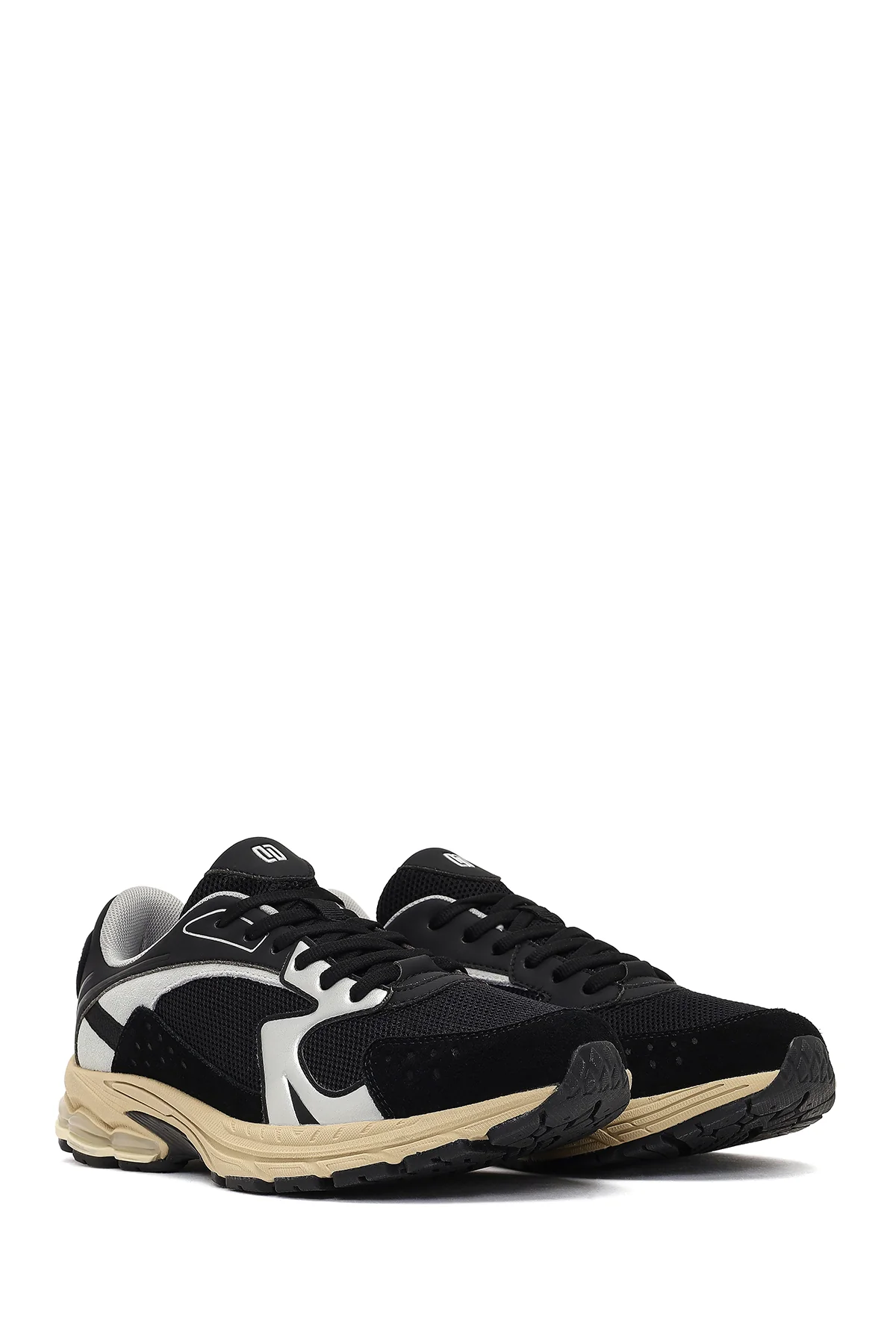 Derimod Studio Erkek Siyah Bağcıklı Kalın Tabanlı Sneaker - Image 3