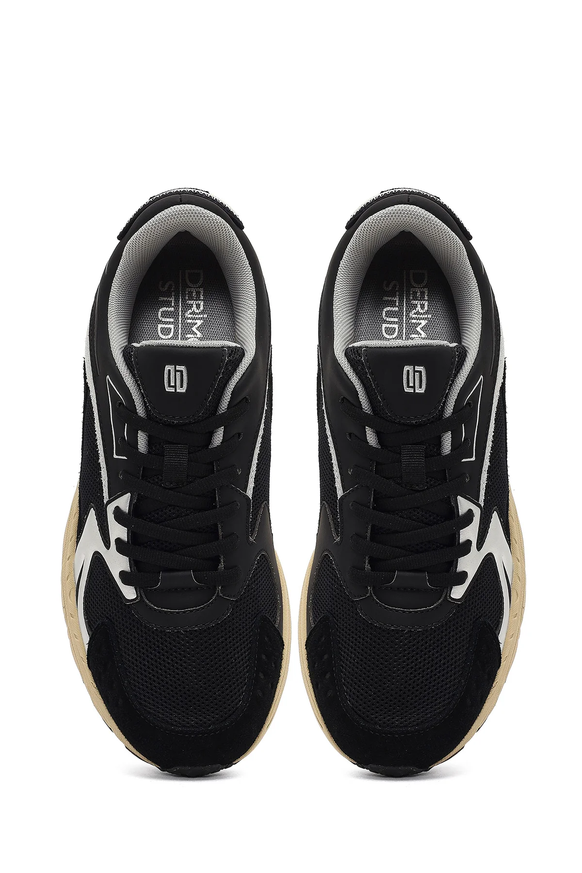 Derimod Studio Erkek Siyah Bağcıklı Kalın Tabanlı Sneaker - Image 7