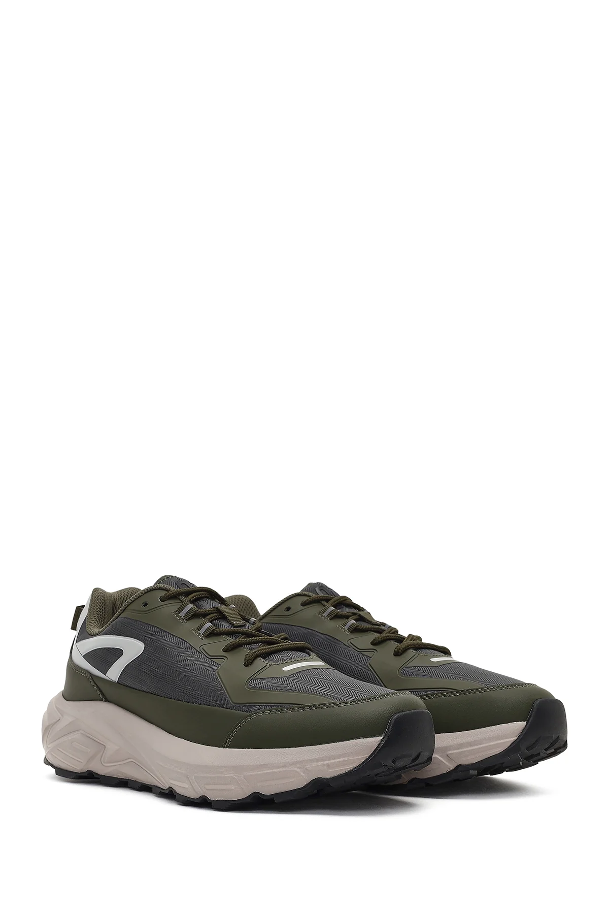 Derimod Studio Erkek Yeşil Bağcıklı Kalın Tabanlı Sneaker - Image 3