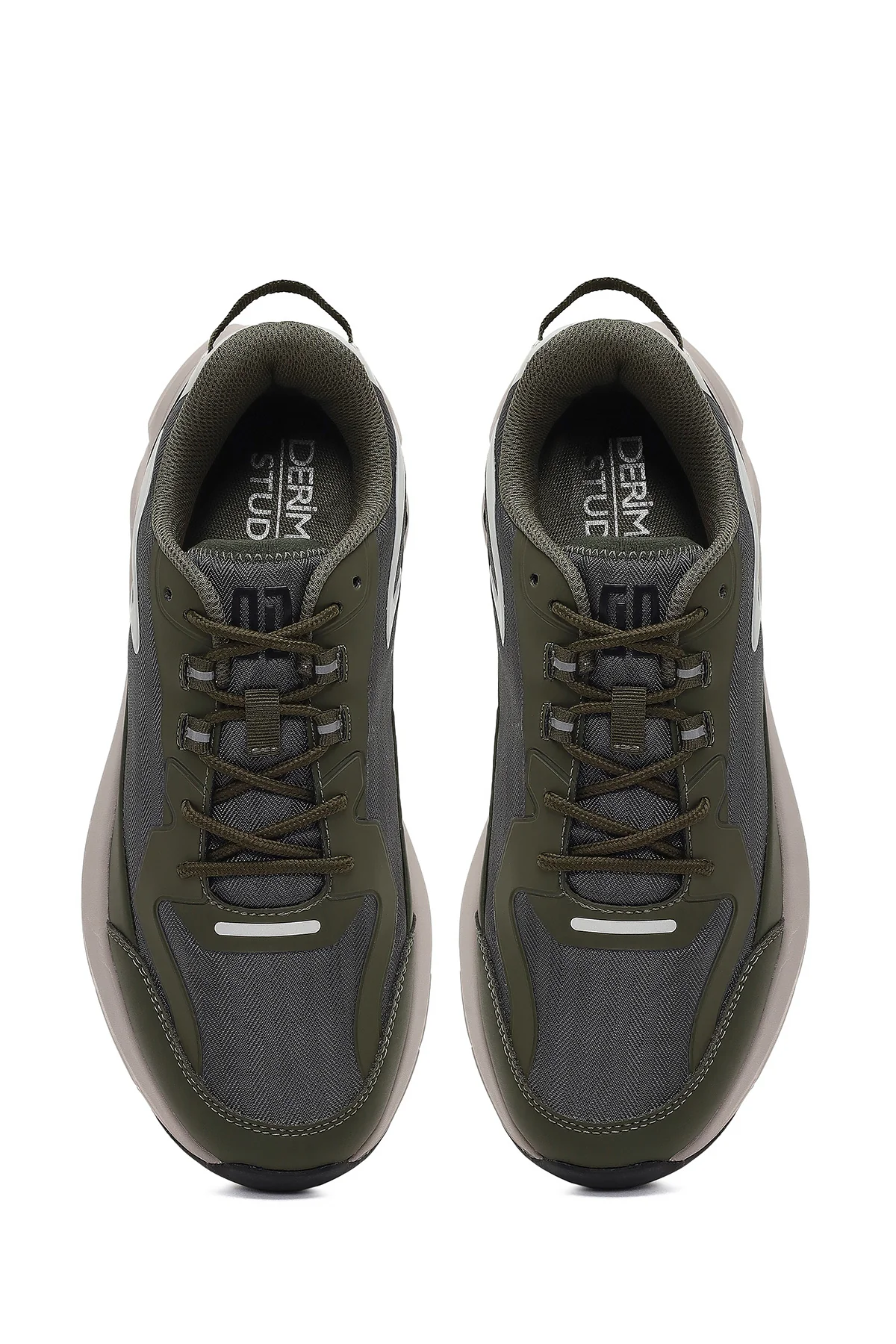Derimod Studio Erkek Yeşil Bağcıklı Kalın Tabanlı Sneaker - Image 7