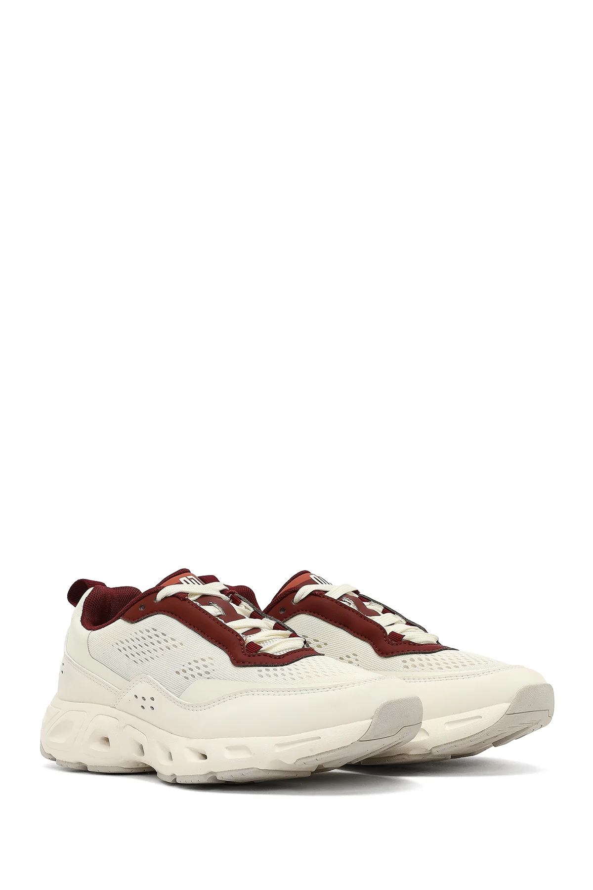 Derimod Studio Kadın Beyaz Bağcıklı Kalın Tabanlı Sneaker - Image 3