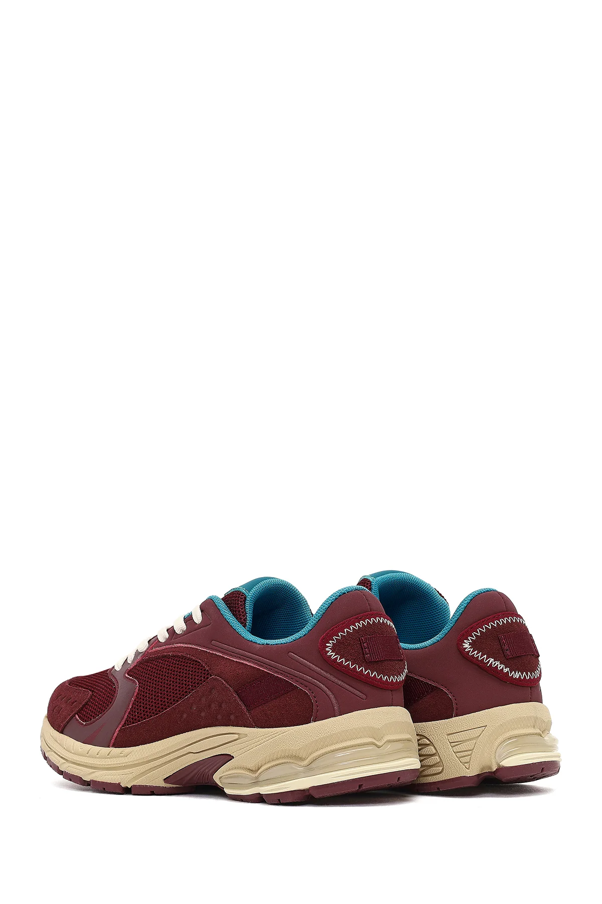 Derimod Studio Kadın Bordo Bağcıklı Kalın Tabanlı Sneaker - Image 5