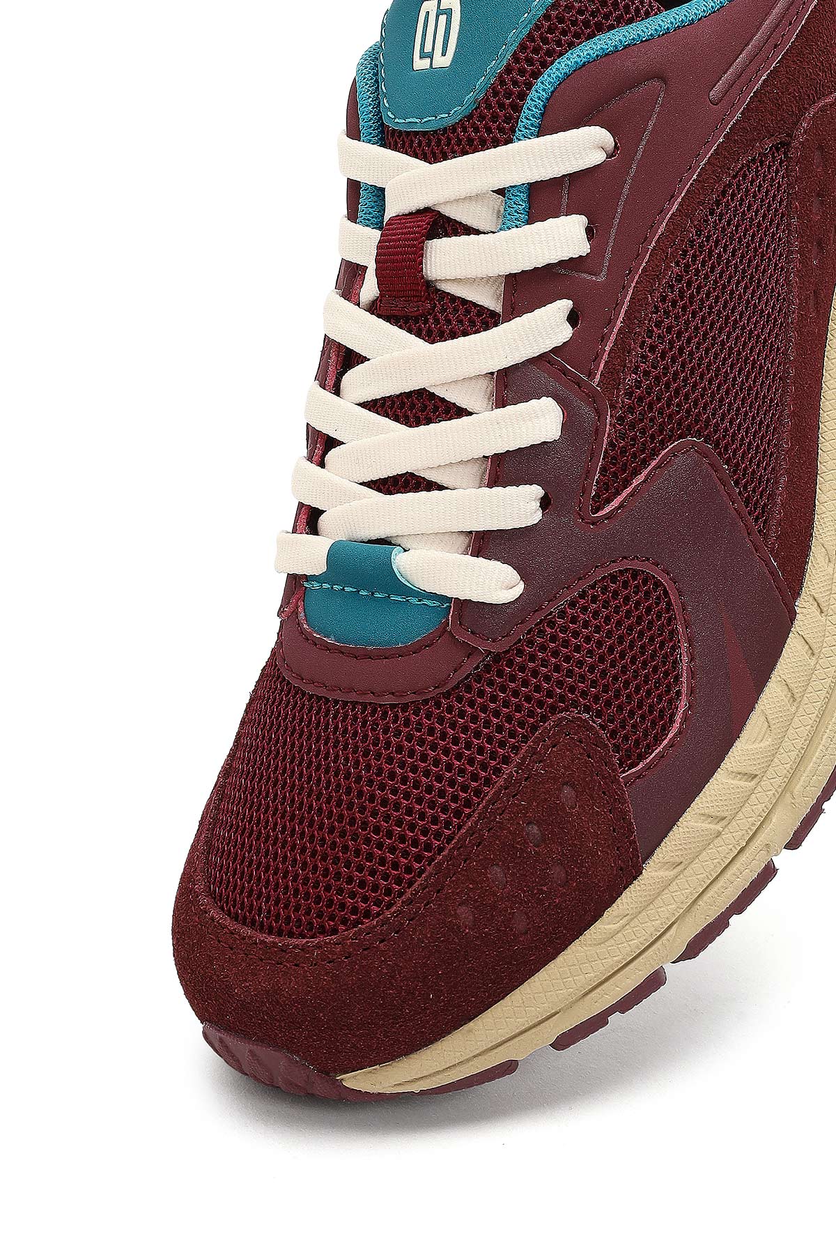Derimod Studio Kadın Bordo Bağcıklı Kalın Tabanlı Sneaker - Image 9