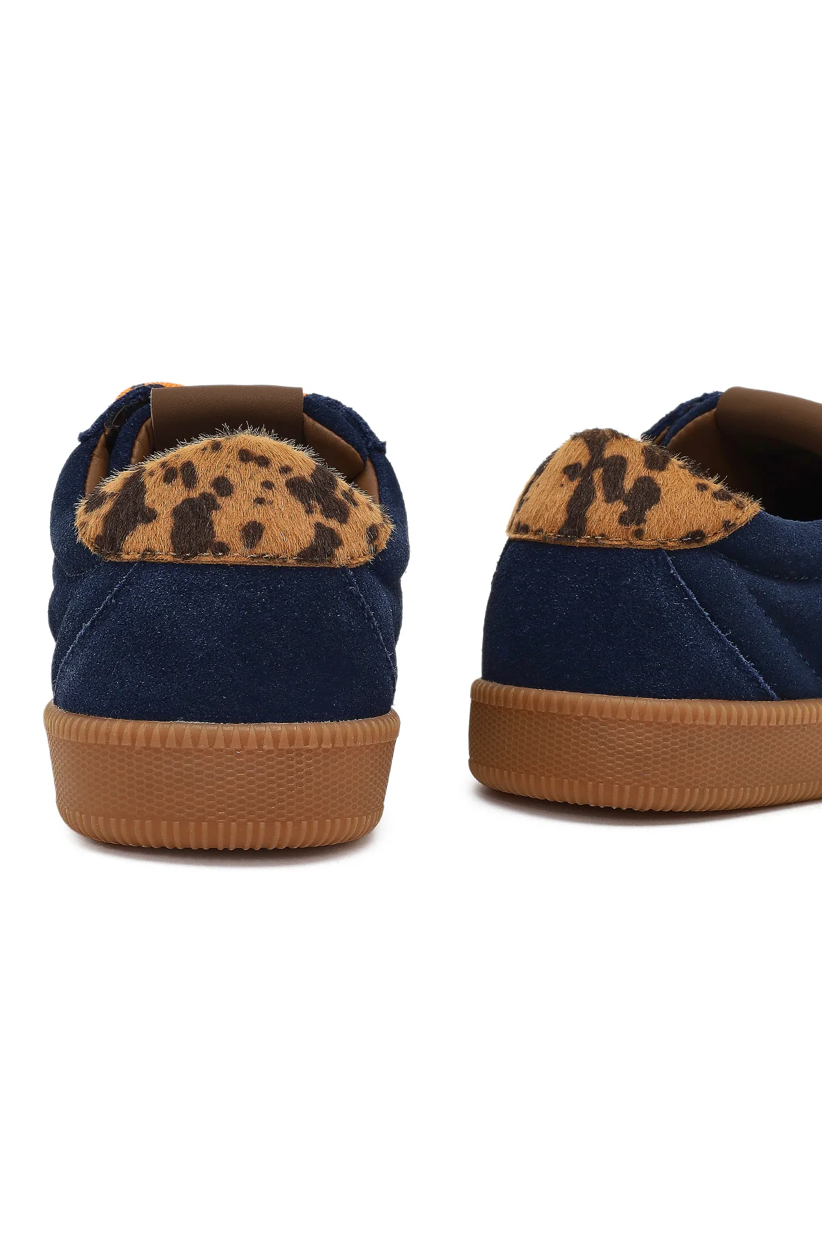 Derimod Studio Kadın Lacivert Bağcıklı Süet Sneaker - Image 10