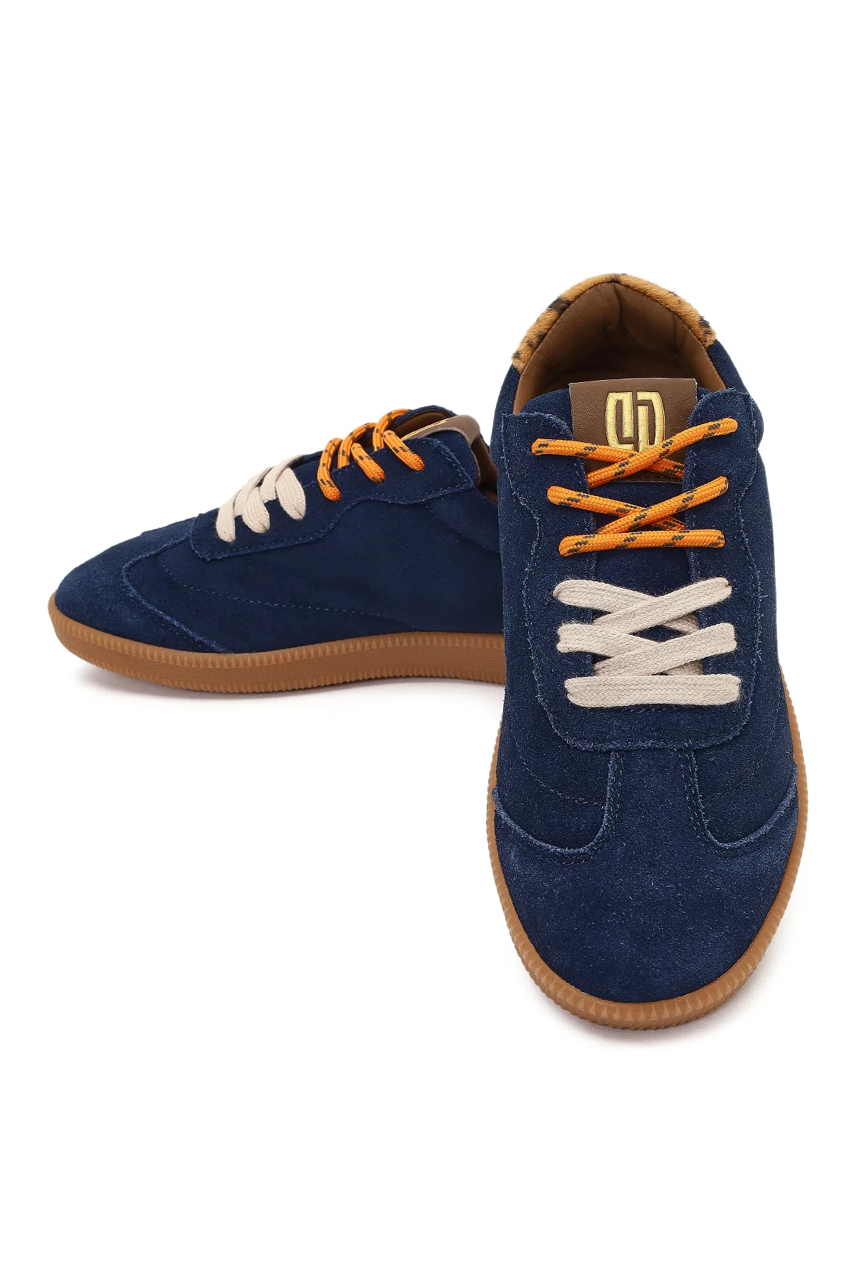 Derimod Studio Kadın Lacivert Bağcıklı Süet Sneaker - Image 11
