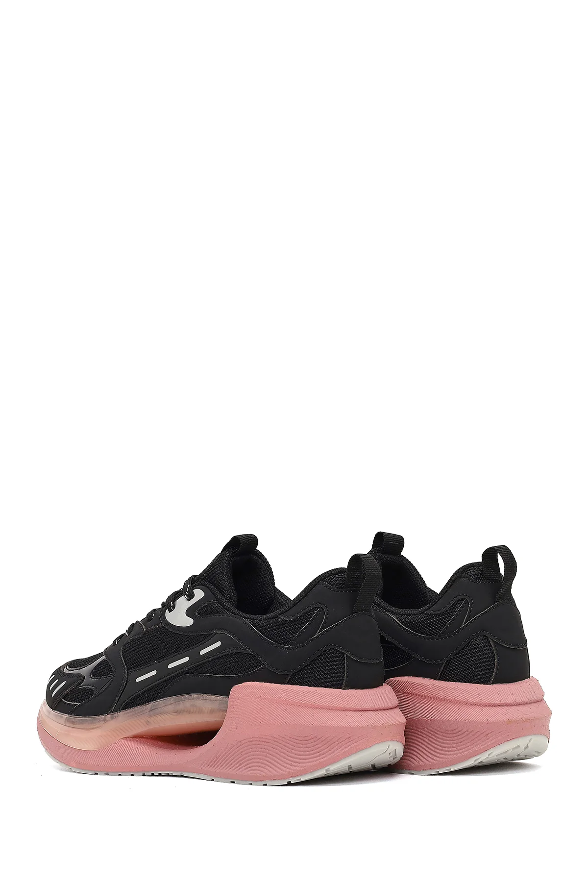 Derimod Studio Kadın Siyah Bağcıklı Kalın Tabanlı Sneaker - Image 7