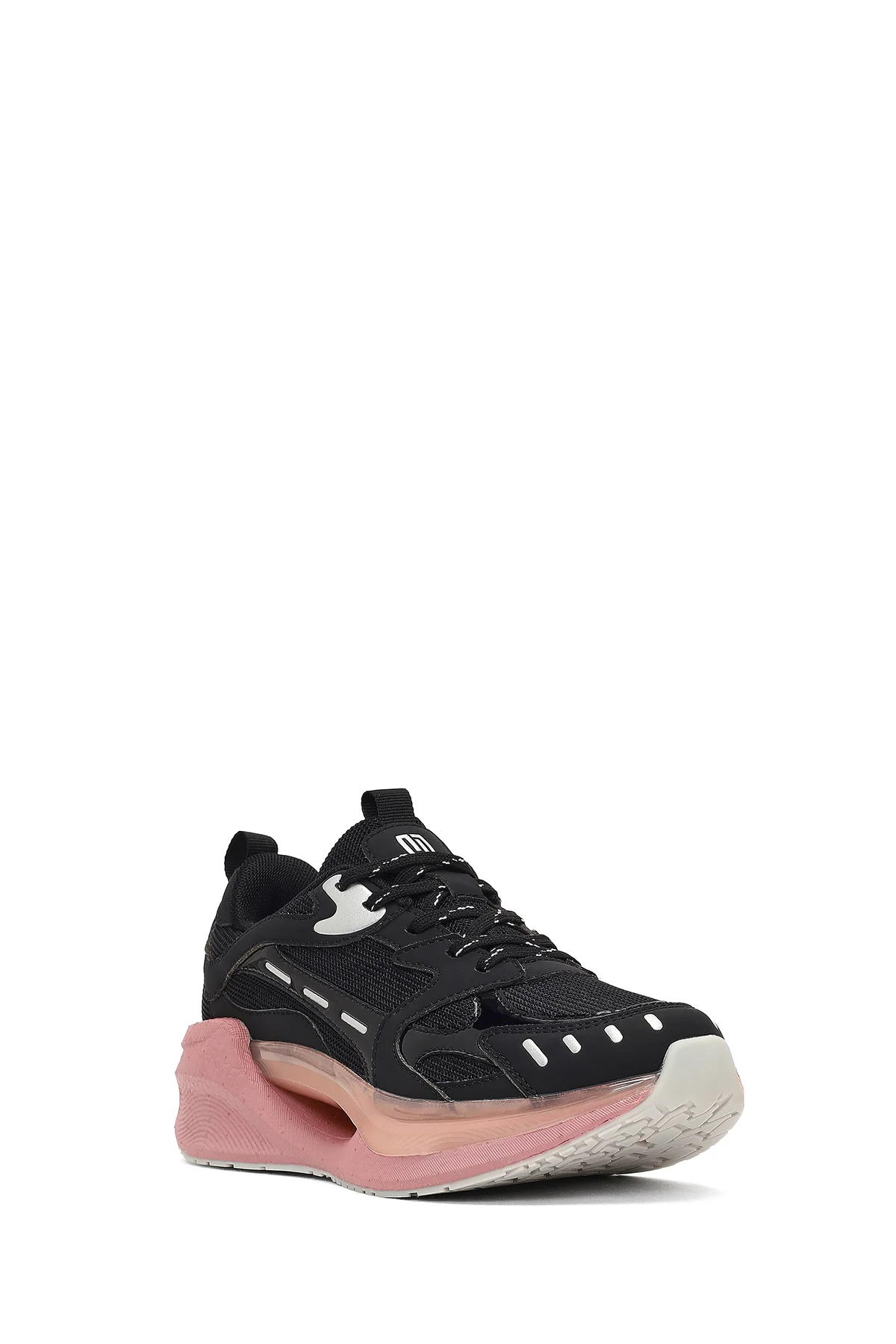 Derimod Studio Kadın Siyah Bağcıklı Kalın Tabanlı Sneaker - Image 8