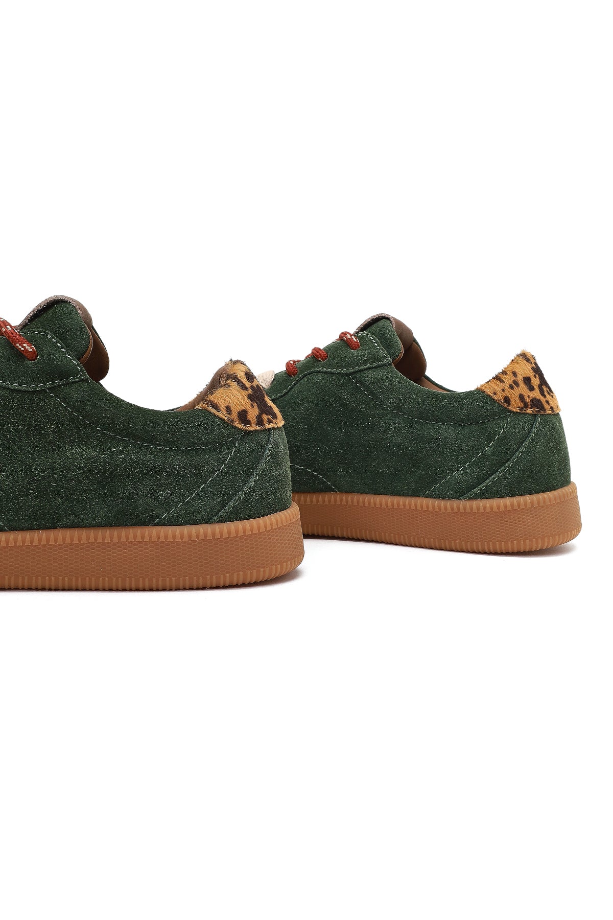 Derimod Studio Kadın Yeşil Bağcıklı Süet Sneaker - Image 9