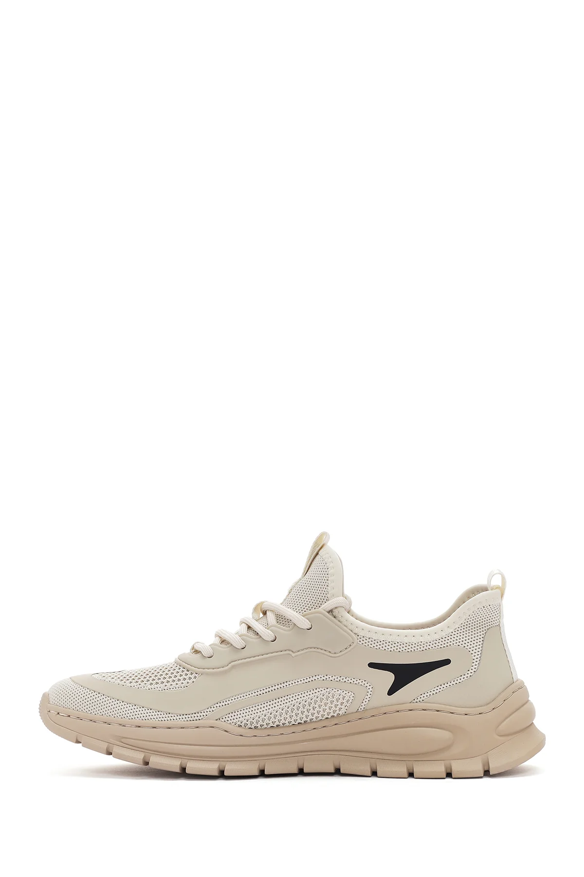 Derimod Zero Erkek Bej Bağcıklı Kumaş Sneaker - Image 2