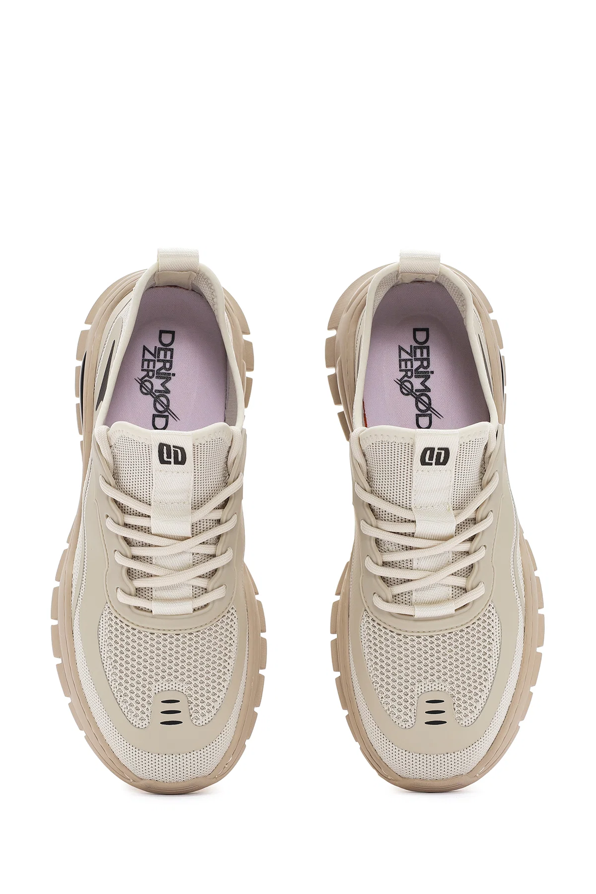 Derimod Zero Erkek Bej Bağcıklı Kumaş Sneaker - Image 7
