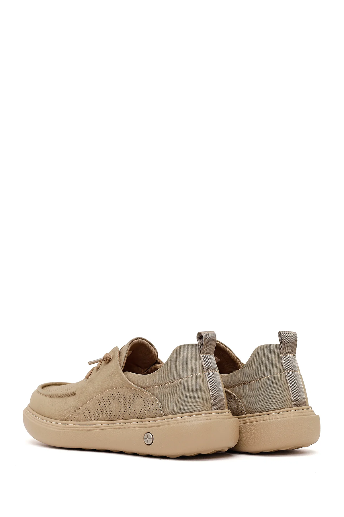 Derimod Zero Erkek Bej Bağcıklı Kumaş Sneaker - Image 6