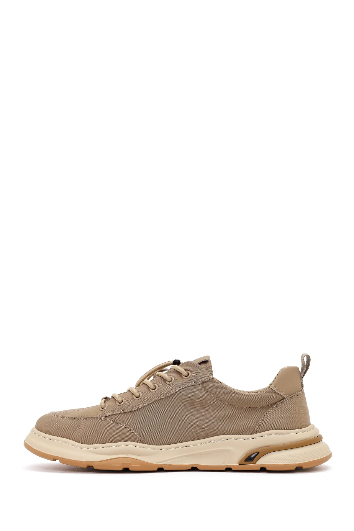 Derimod Zero Erkek Bej Bağcıklı Kumaş Sneaker - Image 3