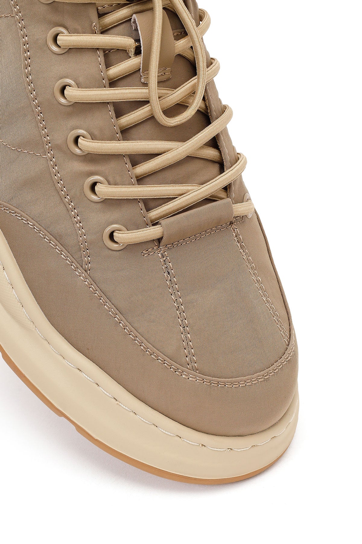 Derimod Zero Erkek Bej Bağcıklı Kumaş Sneaker - Image 9