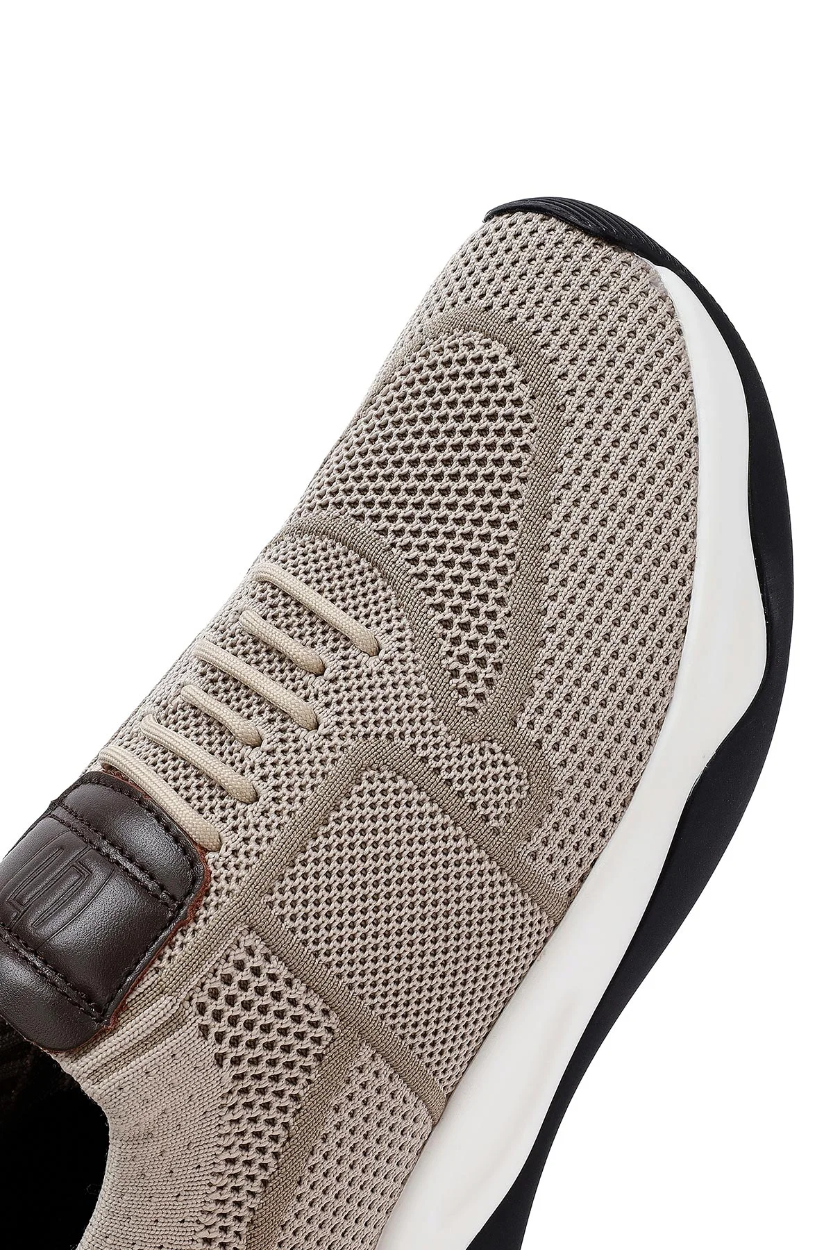 Derimod Zero Erkek Bej Kalın Tabanlı Kumaş Sneaker - Image 10