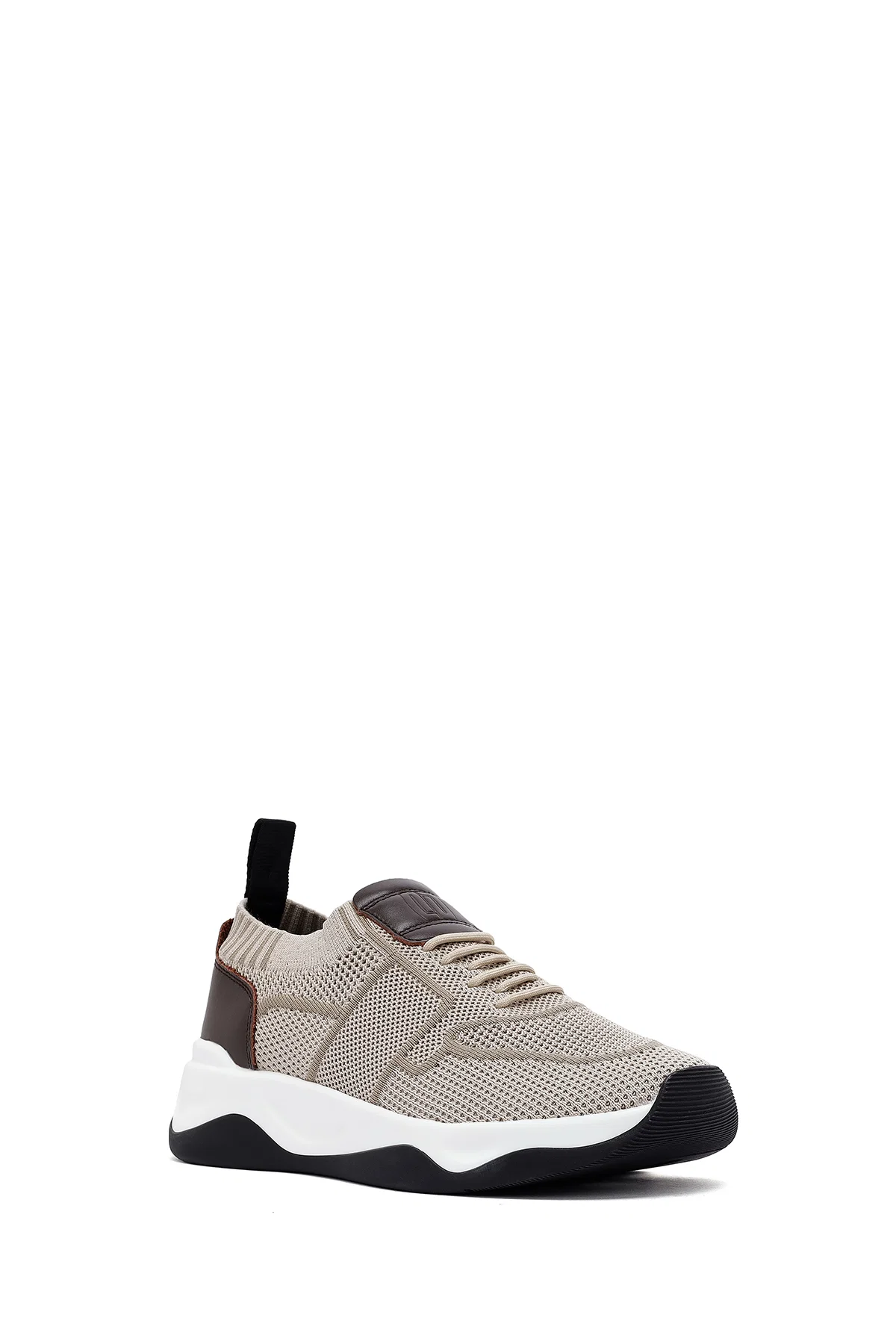 Derimod Zero Erkek Bej Kalın Tabanlı Kumaş Sneaker - Image 6