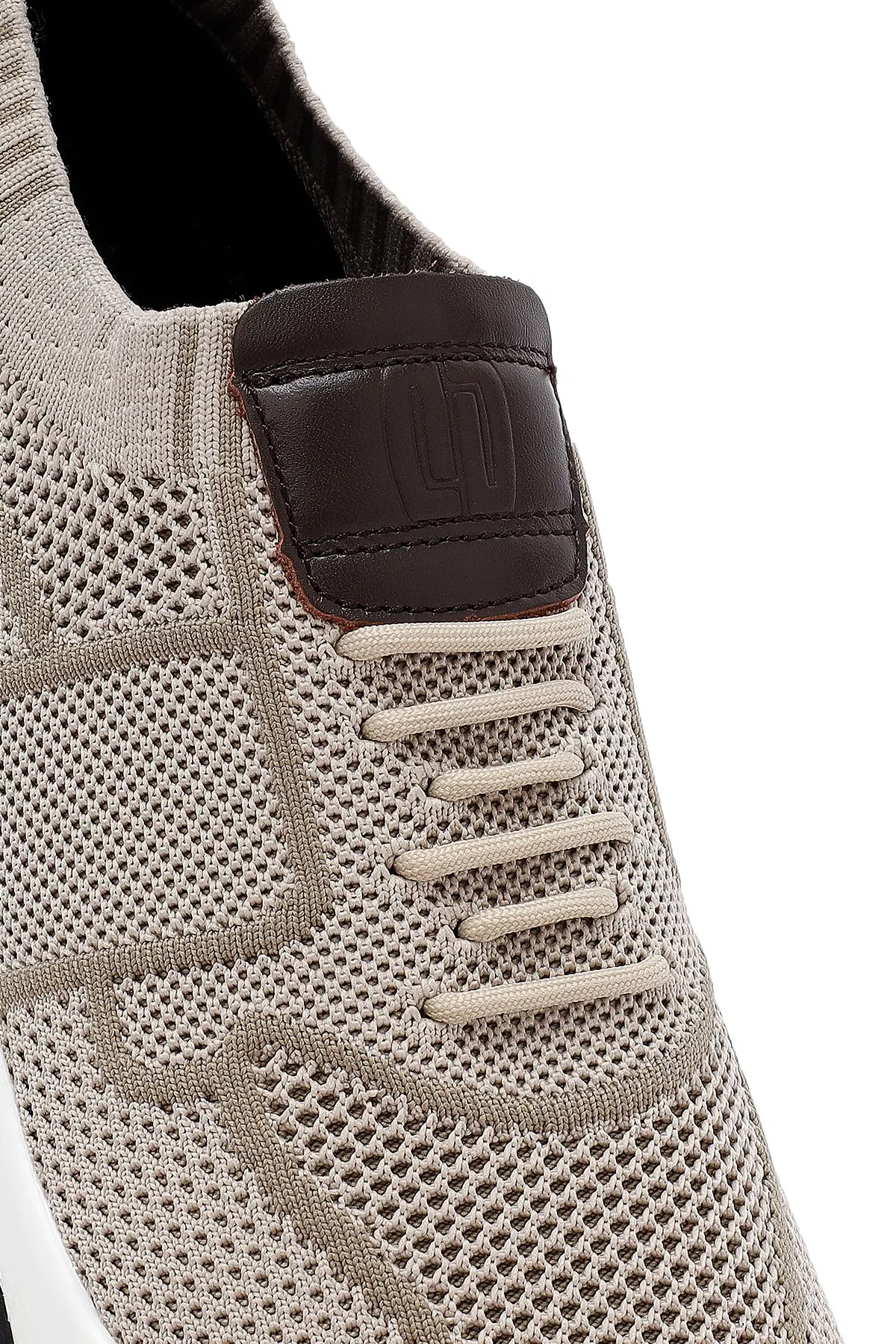 Derimod Zero Erkek Bej Kalın Tabanlı Kumaş Sneaker - Image 9