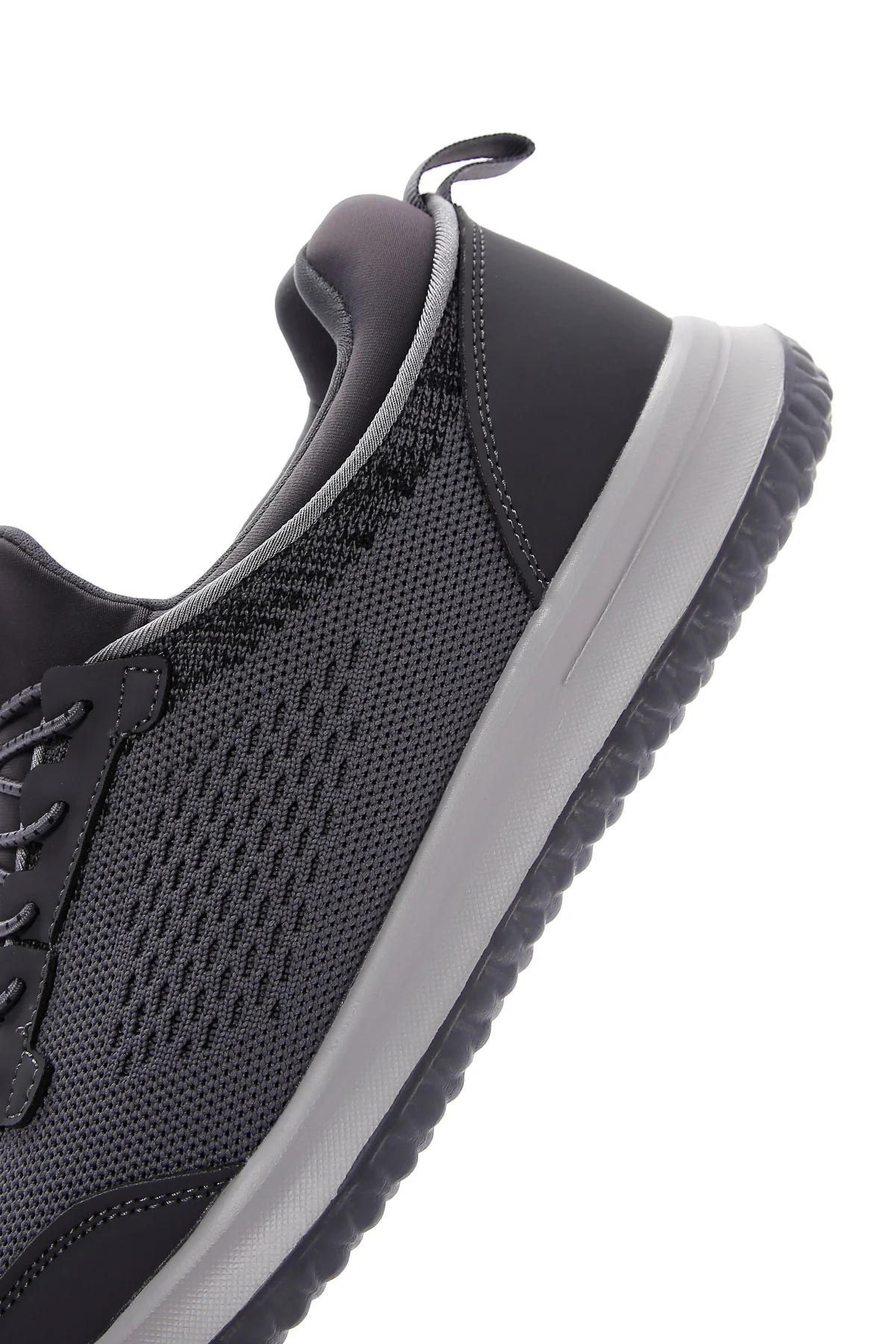 Derimod Zero Erkek Gri Bağcıklı Kalın Tabanlı Kumaş Sneaker - Image 8