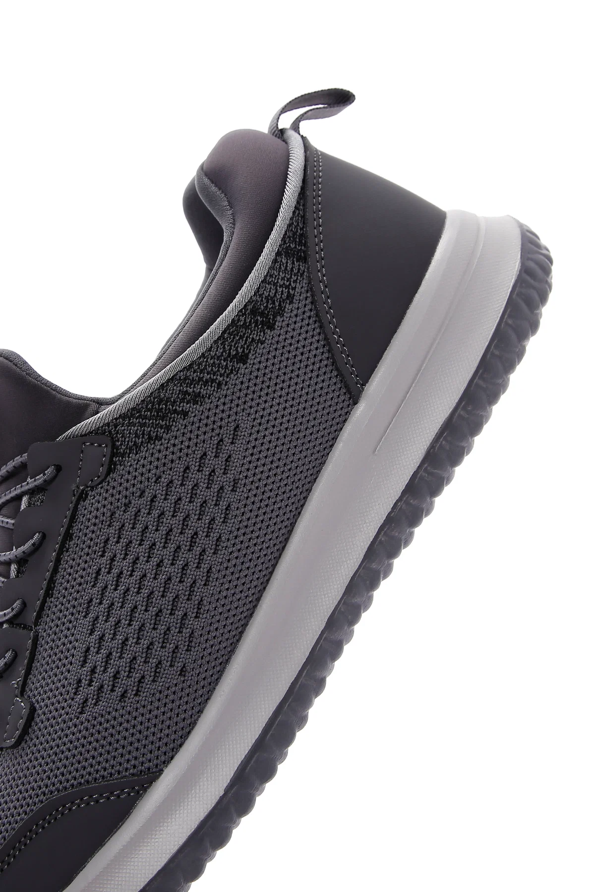 Derimod Zero Erkek Gri Bağcıklı Kalın Tabanlı Kumaş Sneaker - Image 8