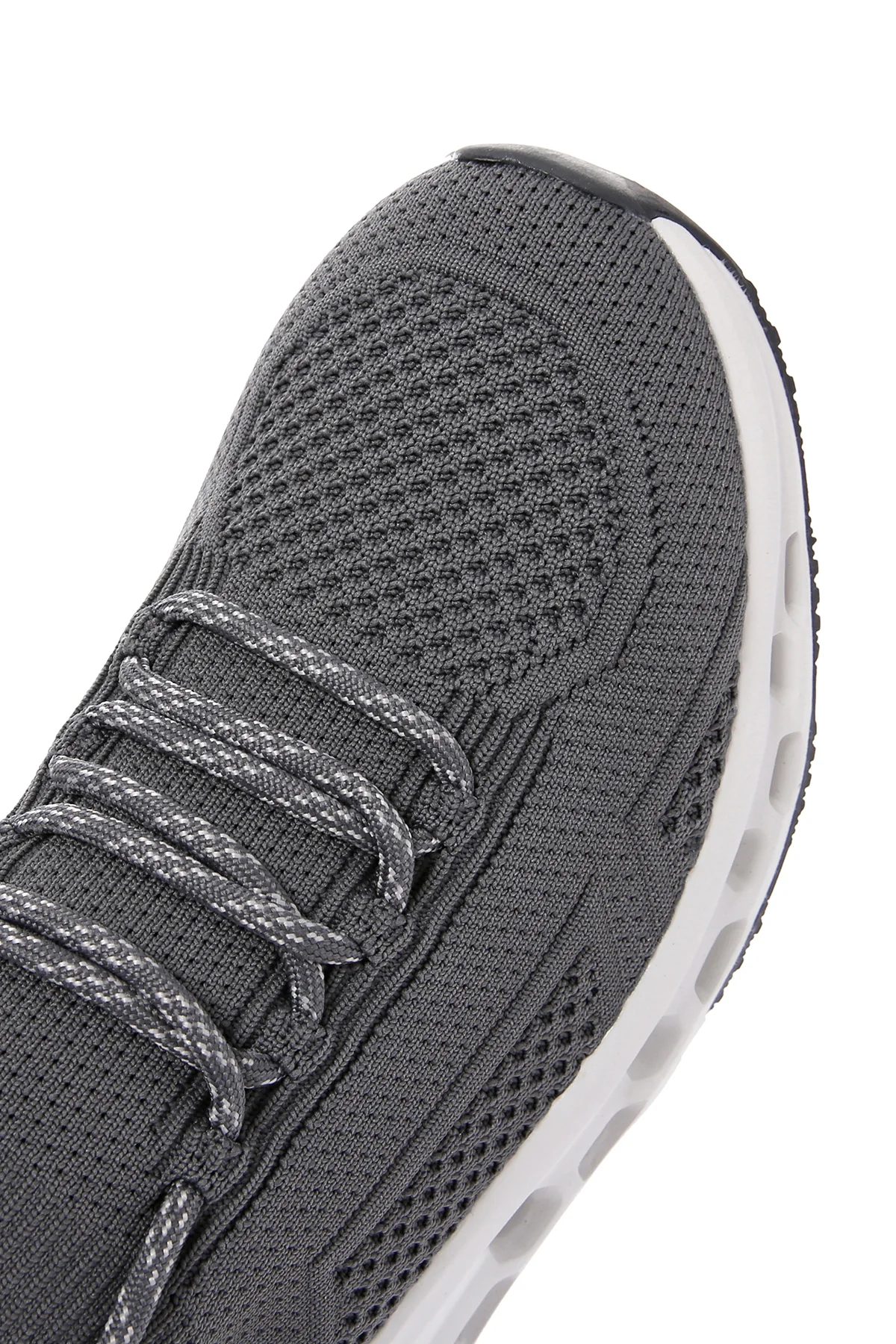 Derimod Zero Erkek Gri Bağcıklı Kalın Tabanlı Sneaker - Image 10