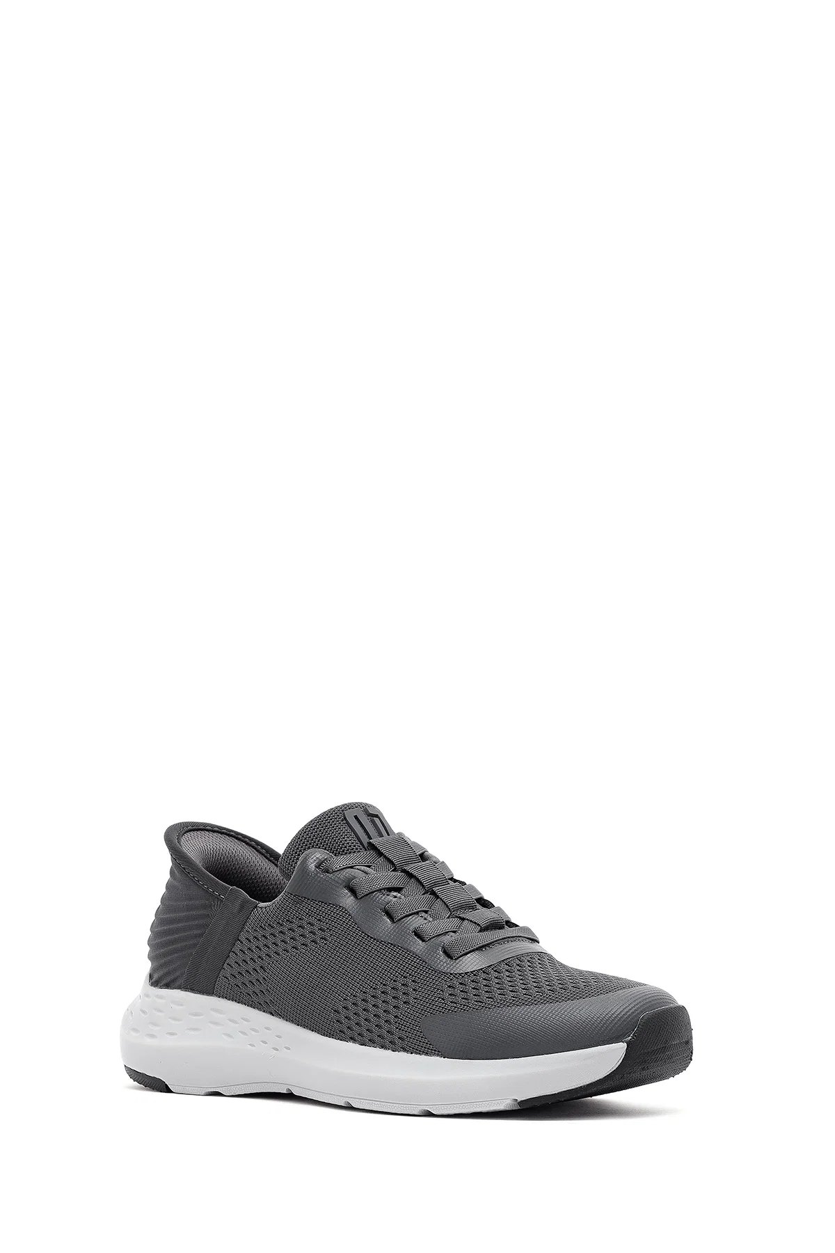 Derimod Zero Erkek Gri Kalın Tabanlı Kumaş Sneaker - Image 6