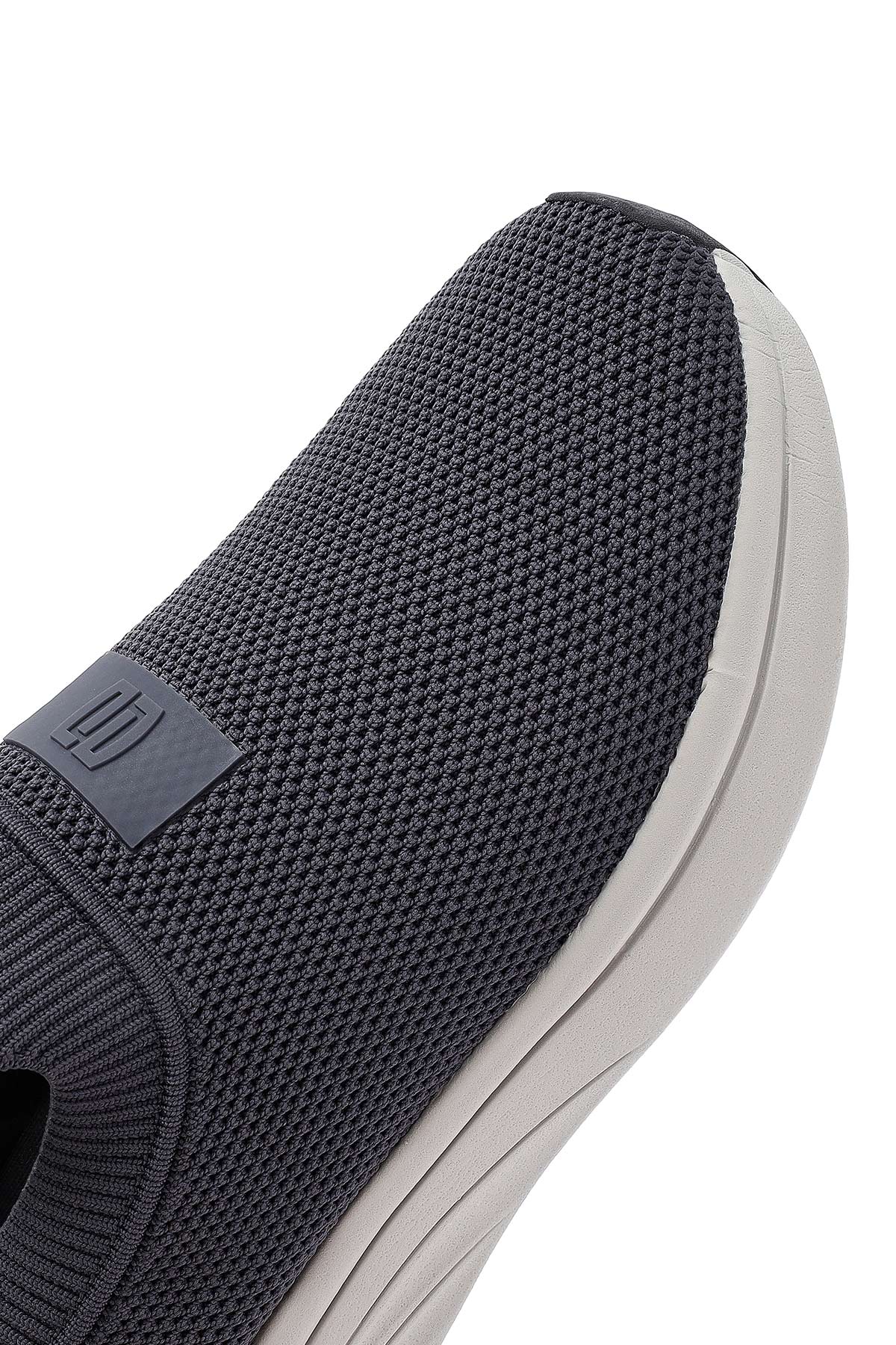 Derimod Zero Erkek Gri Kalın Tabanlı Kumaş Sneaker - Image 10