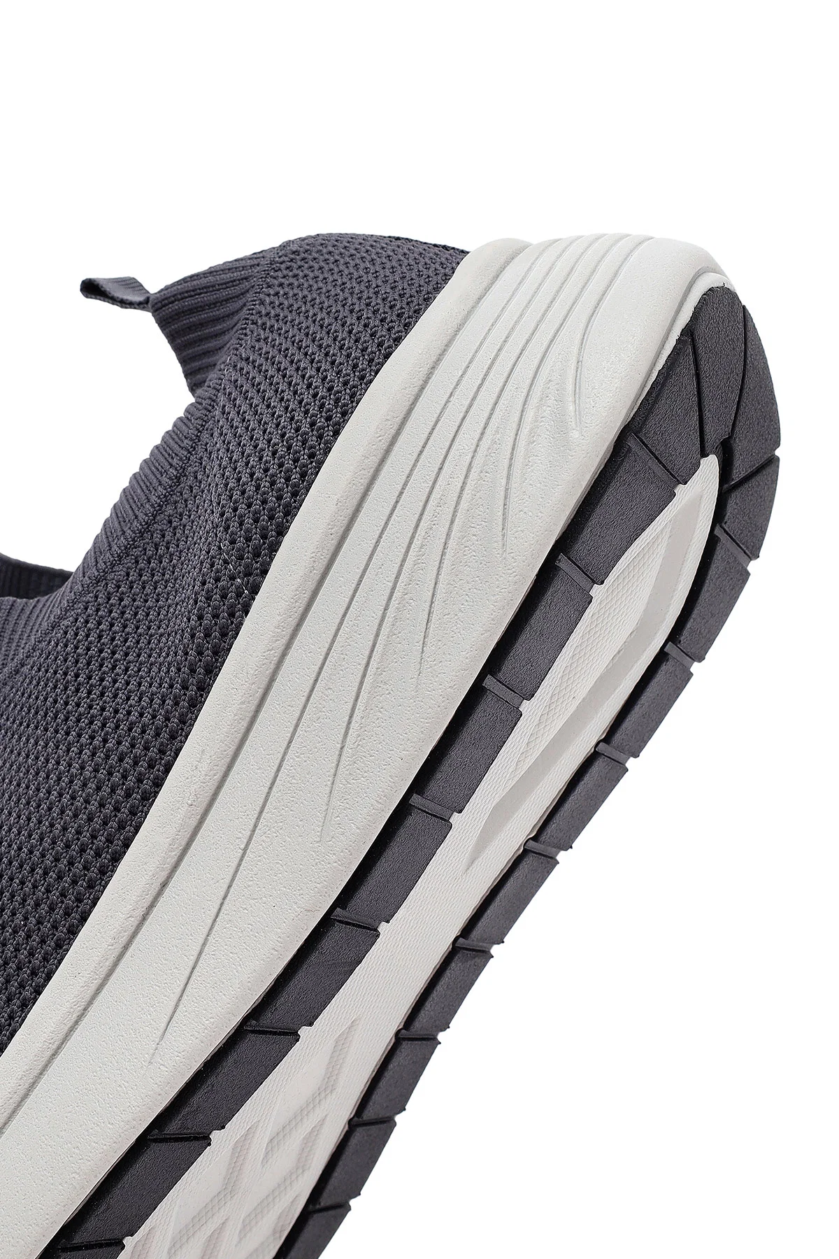 Derimod Zero Erkek Gri Kalın Tabanlı Kumaş Sneaker - Image 8