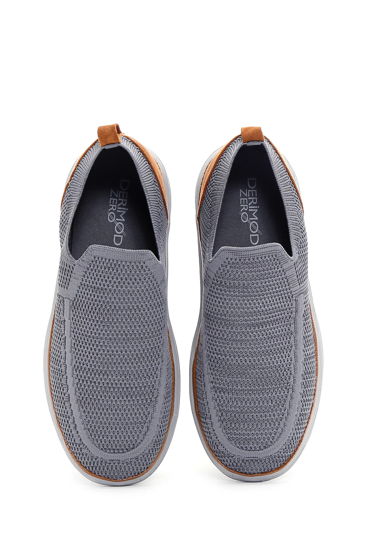 Derimod Zero Erkek Gri Kalın Tabanlı Sneaker - Image 6