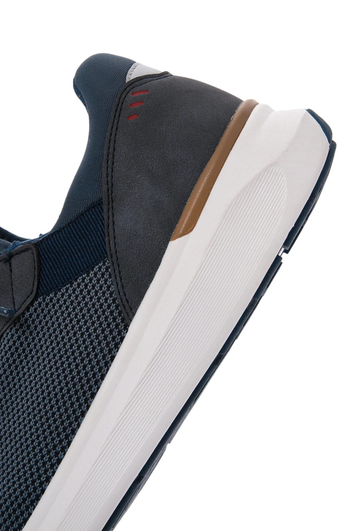 Derimod Zero Erkek Lacivert Bağcıklı Kalın Tabanlı Kumaş Sneaker - Image 8