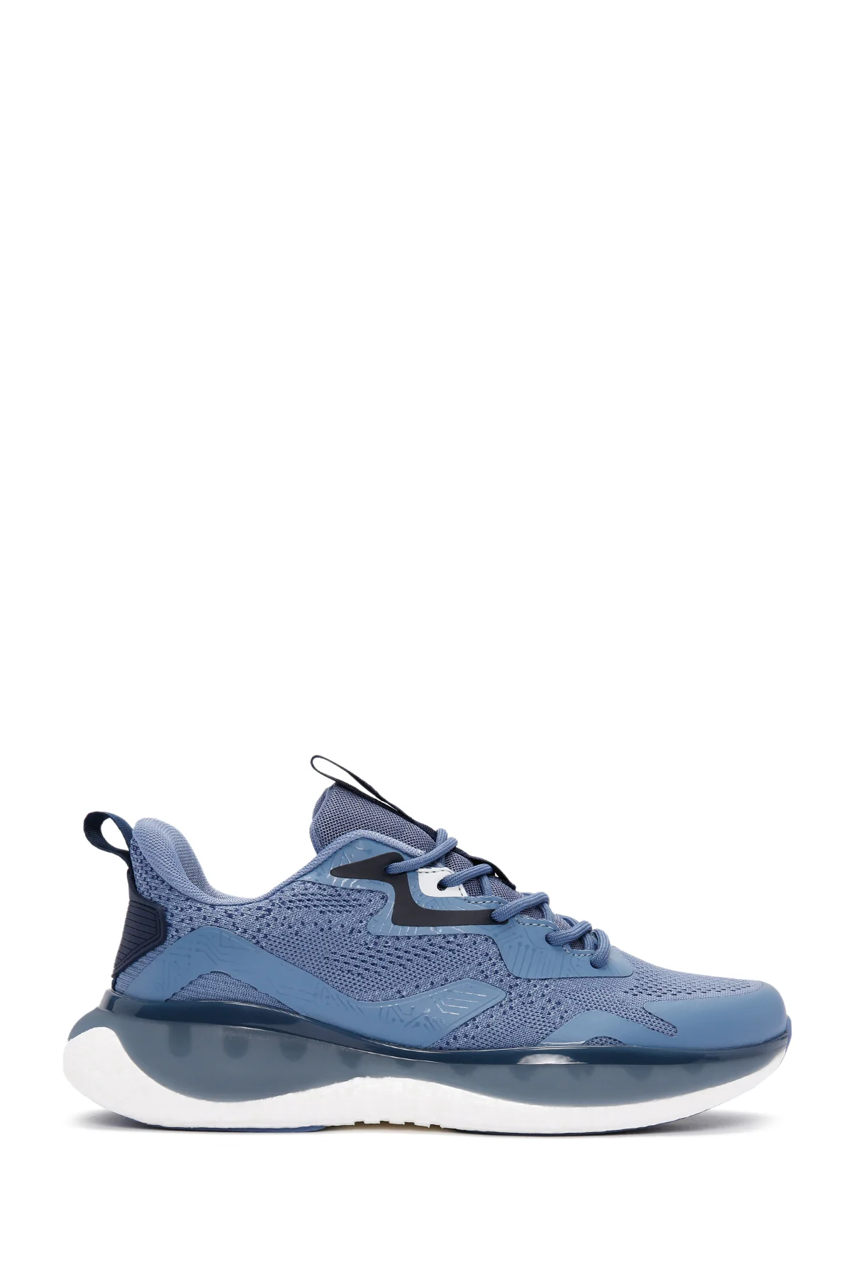Derimod Zero Erkek Mavi Bağcıklı Kalın Tabanlı Kumaş Sneaker - Image 2