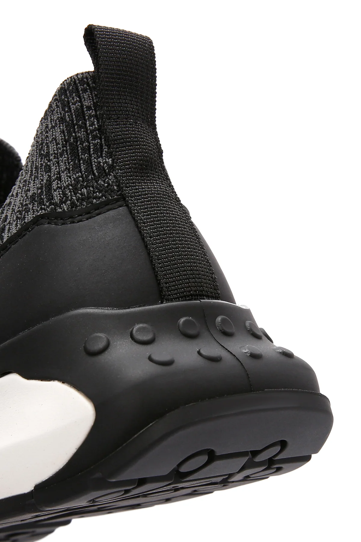 Derimod Zero Erkek Siyah Bağcıklı Kalın Tabanlı Kumaş Sneaker - Image 10