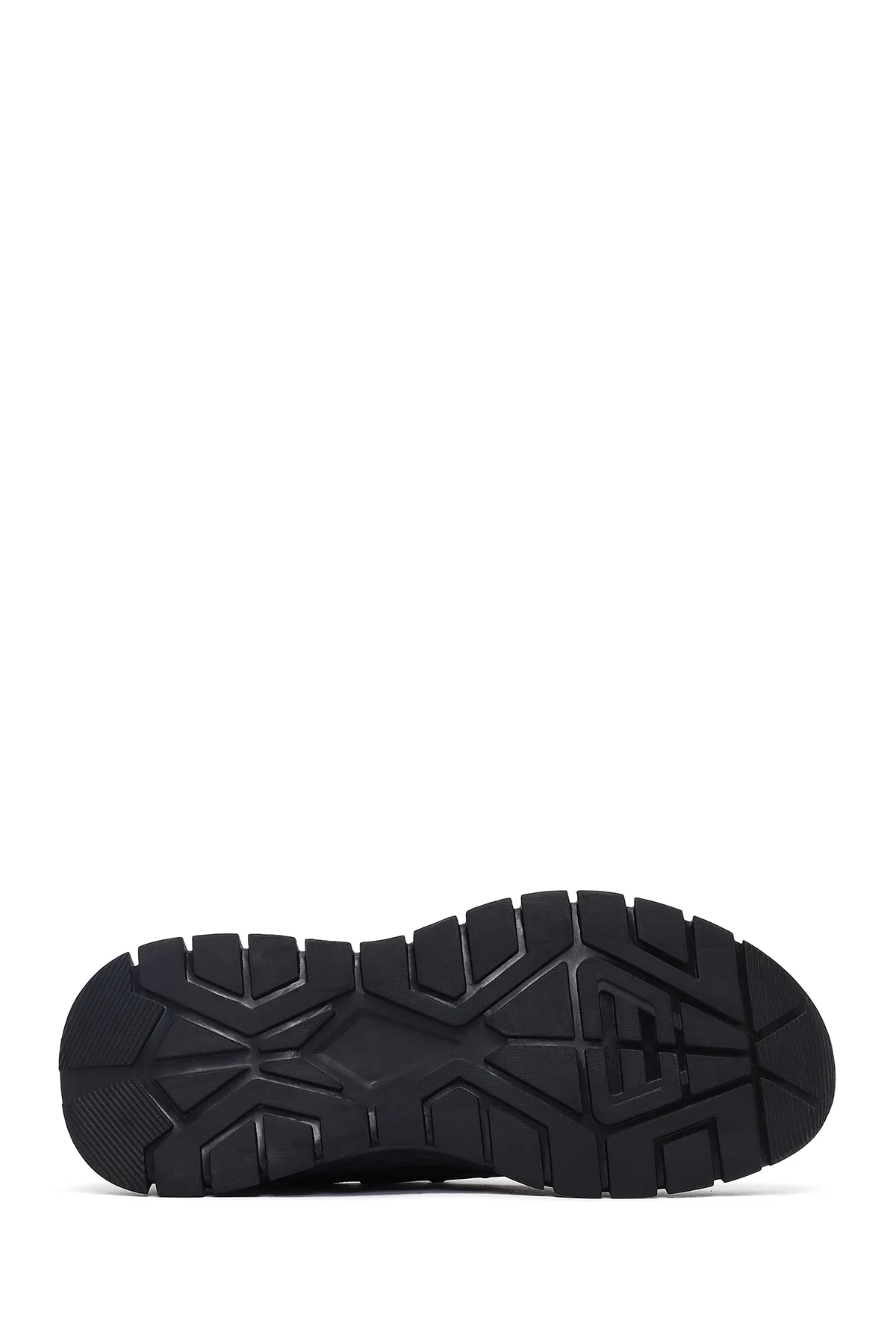 Derimod Zero Erkek Siyah Bağcıklı Kalın Tabanlı Kumaş Sneaker - Image 5