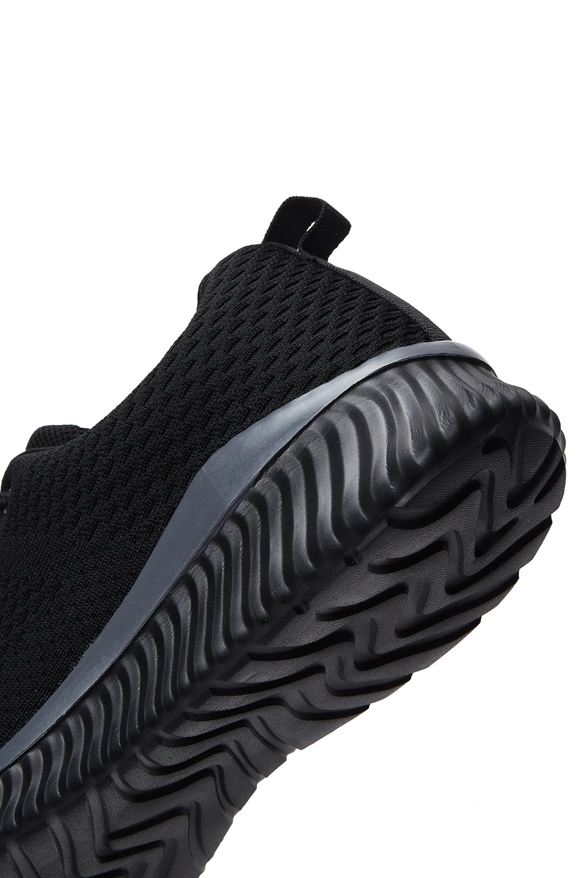 Derimod Zero Erkek Siyah Bağcıklı Kalın Tabanlı Kumaş Sneaker - Image 7