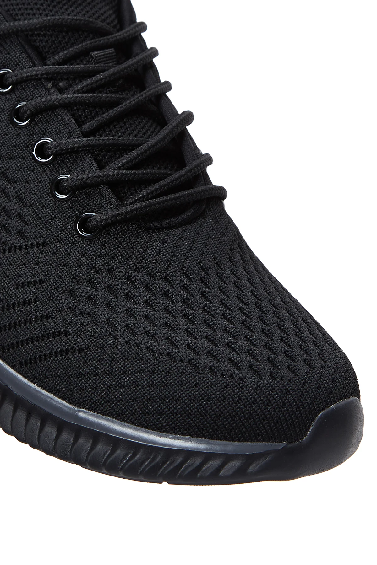 Derimod Zero Erkek Siyah Bağcıklı Kalın Tabanlı Sneaker - Image 8