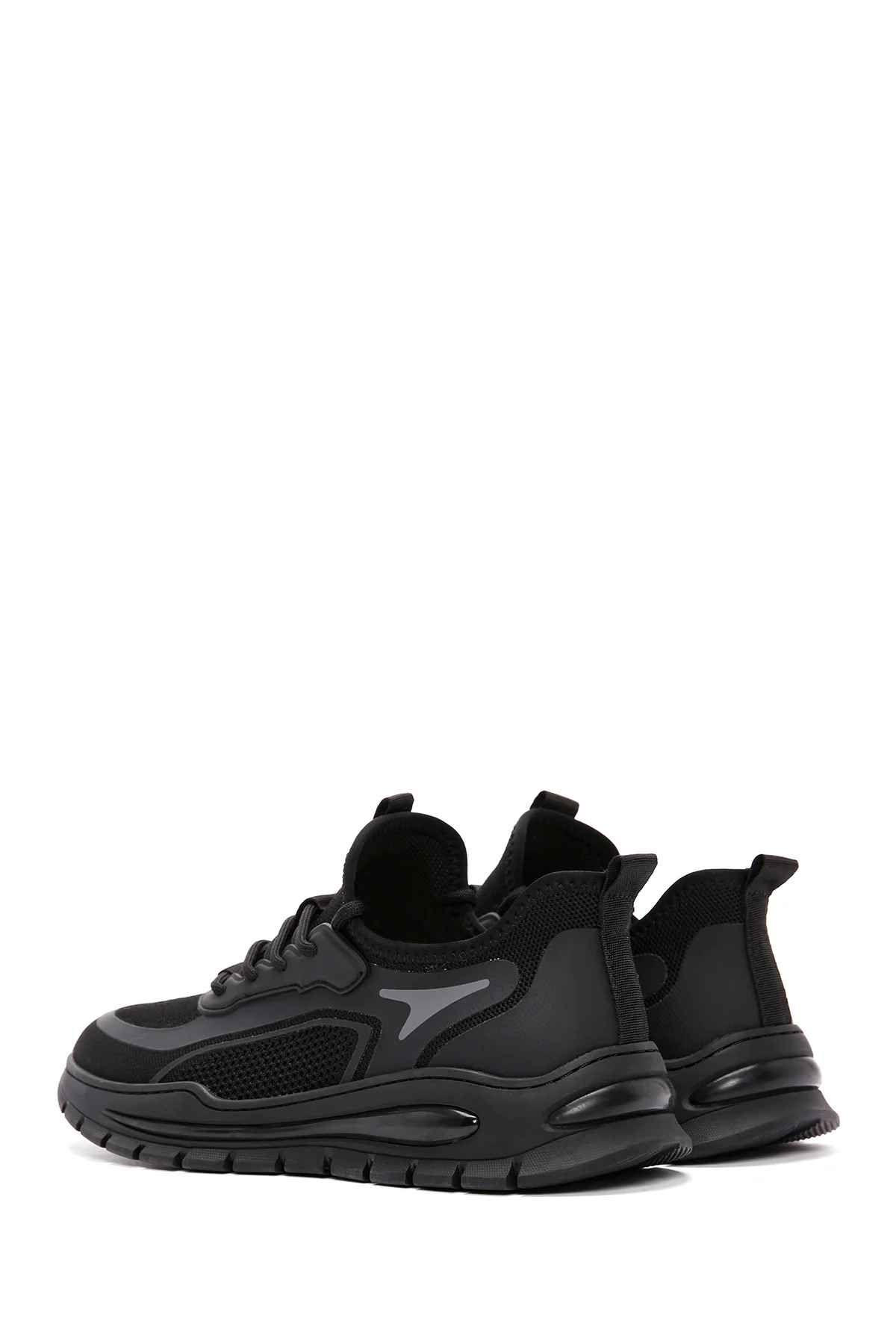 Derimod Zero Erkek Siyah Bağcıklı Kumaş Sneaker - Image 6