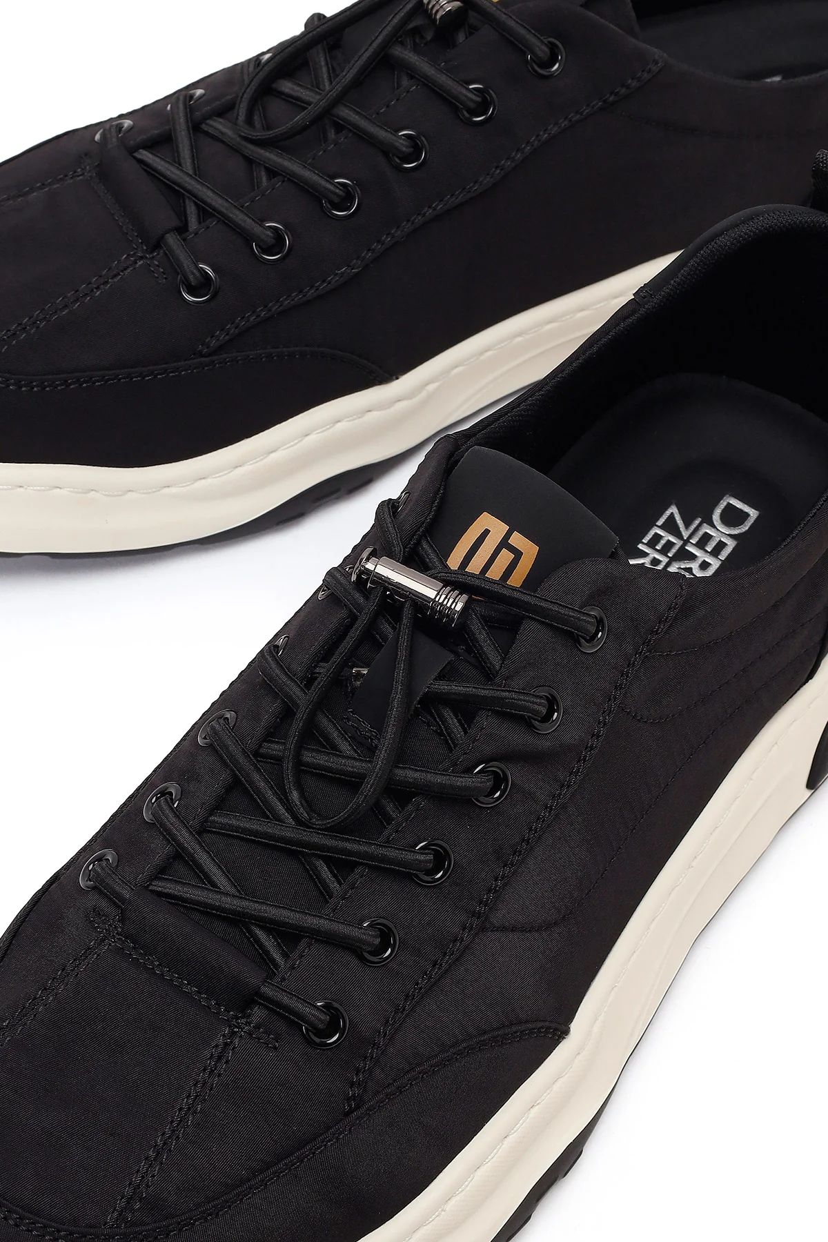 Derimod Zero Erkek Siyah Bağcıklı Kumaş Sneaker - Image 10