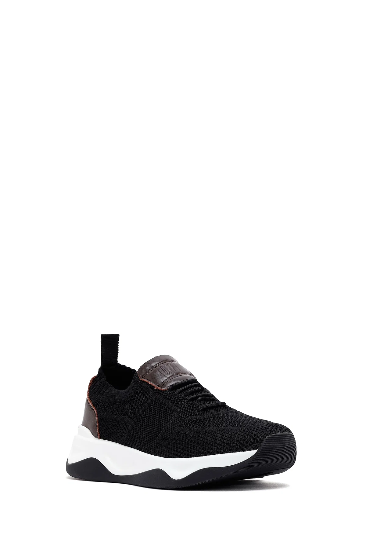 Derimod Zero Erkek Siyah Kalın Tabanlı Kumaş Sneaker - Image 6